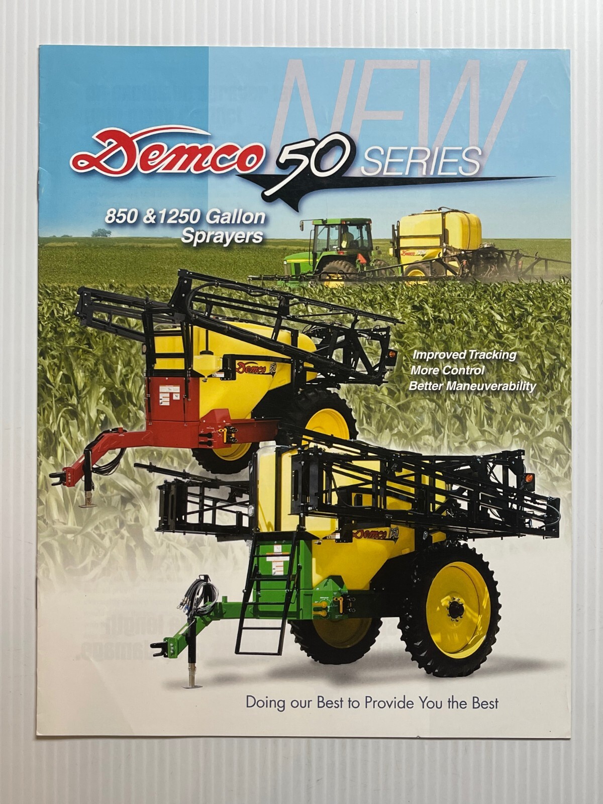 Demco 50 Series Sprayers Sales Brochure *Original 2009* (6 Pages)