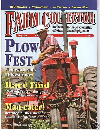 Hamilton Fageol tractor – REO lawn mower – Barbed wire