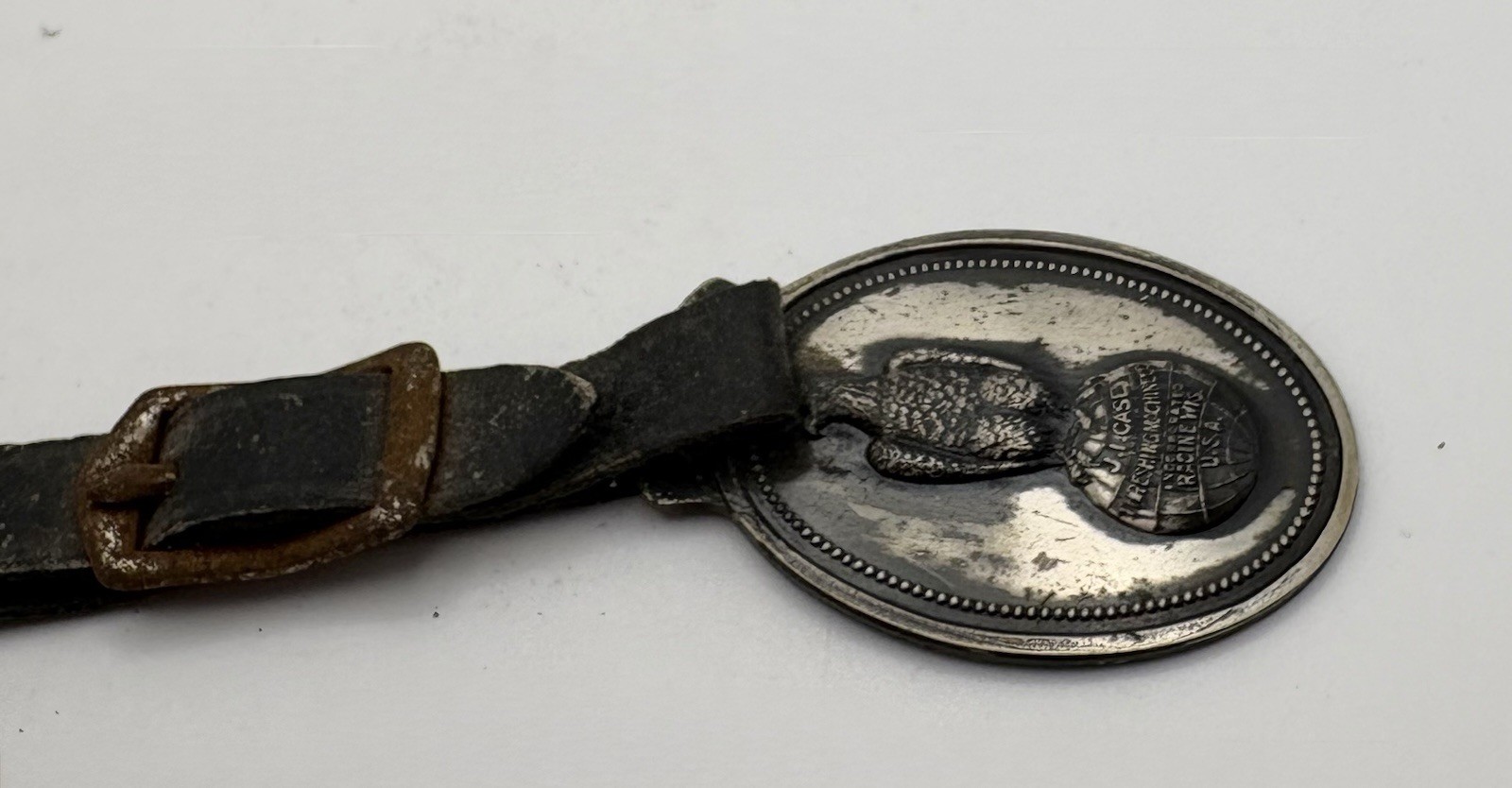J.I. Case CO. Threshing Machine Watch Fob Vintage Cira 1910-1920