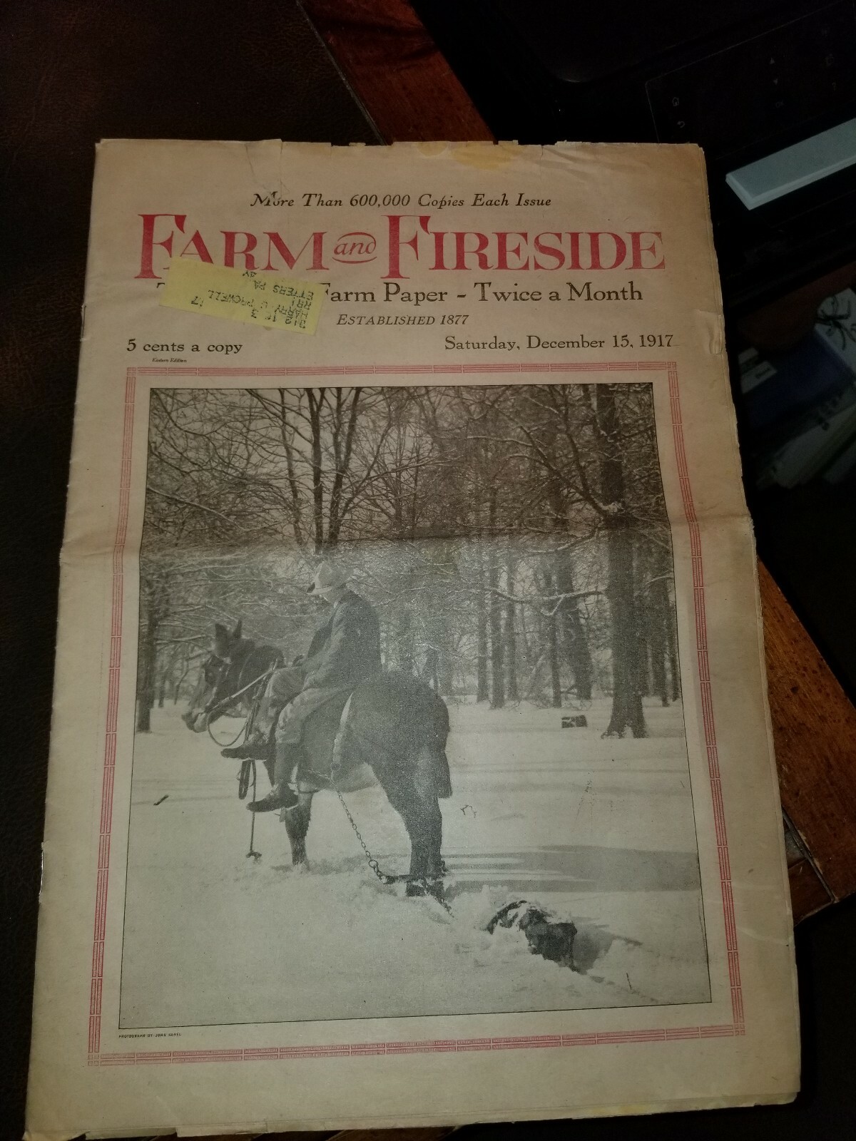 FARM and FIRESIDE The National Farm Paper 1917