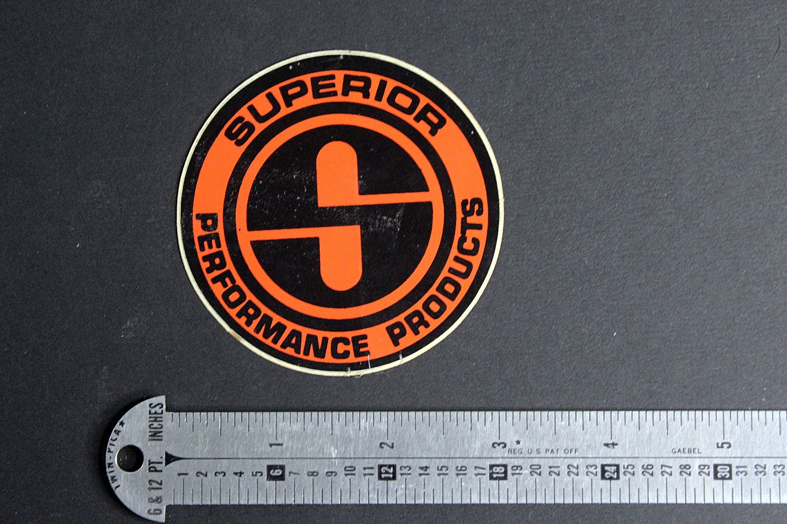 Superior Performance Products Vintage Round Sticker Decal 3 Inch