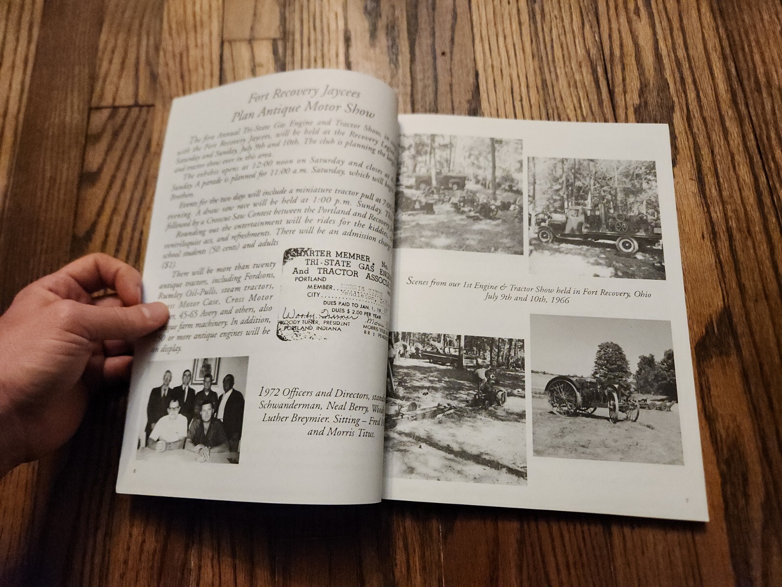 30th Anniversary Tri-State Gas Engine & Tractor Show Portland Indiana Scrapbook