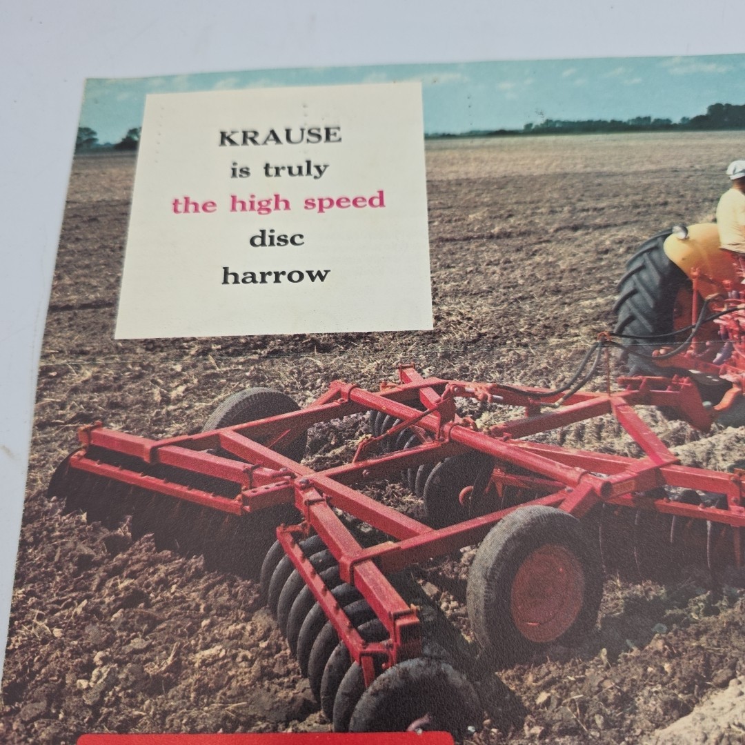 KRAUSE High Speed Disc Harrow Section&rsquo; Spec. Brochure