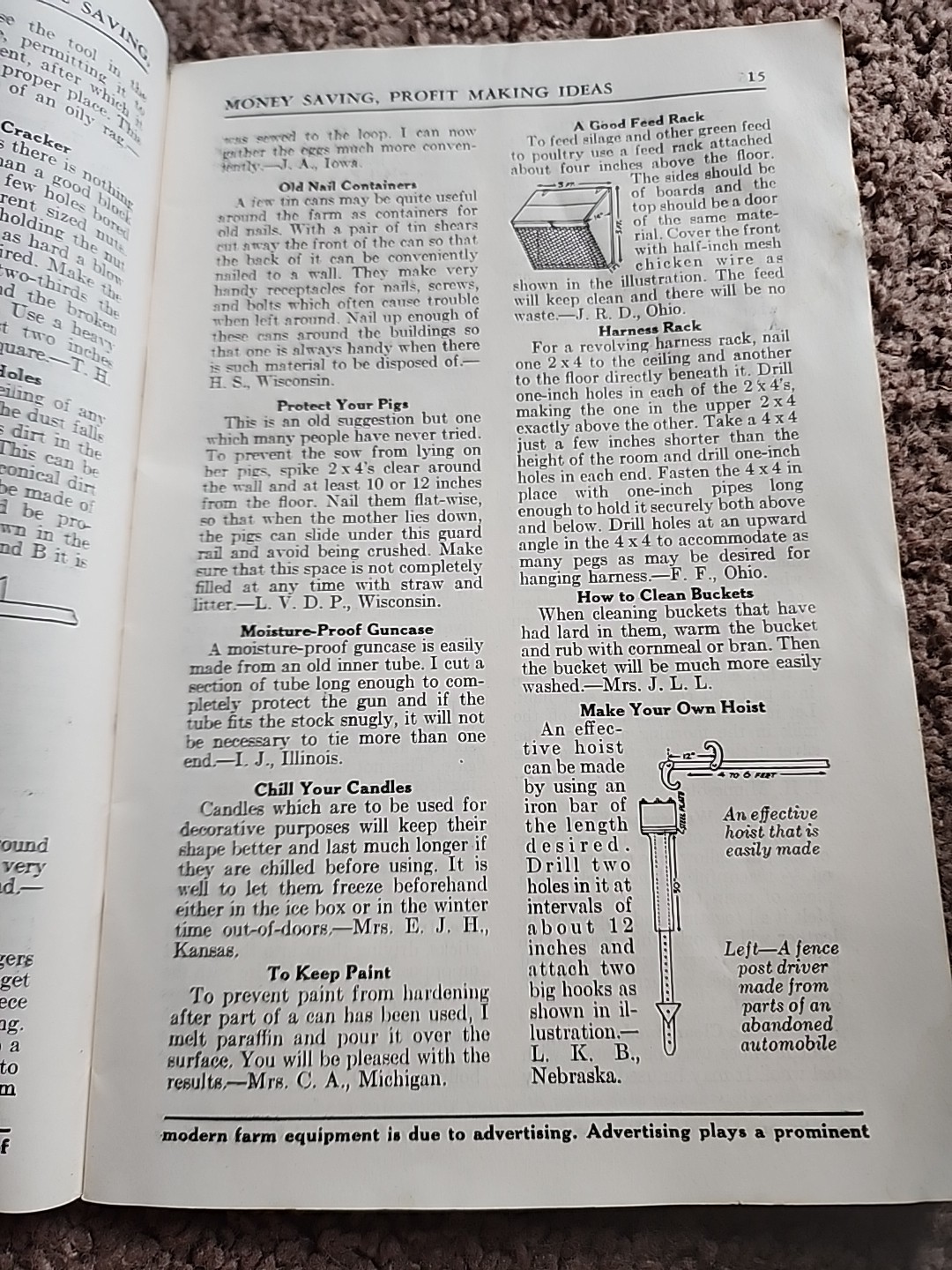 1934 Succesful Farming How To Save Time Save Money And Make Profits Farm Book