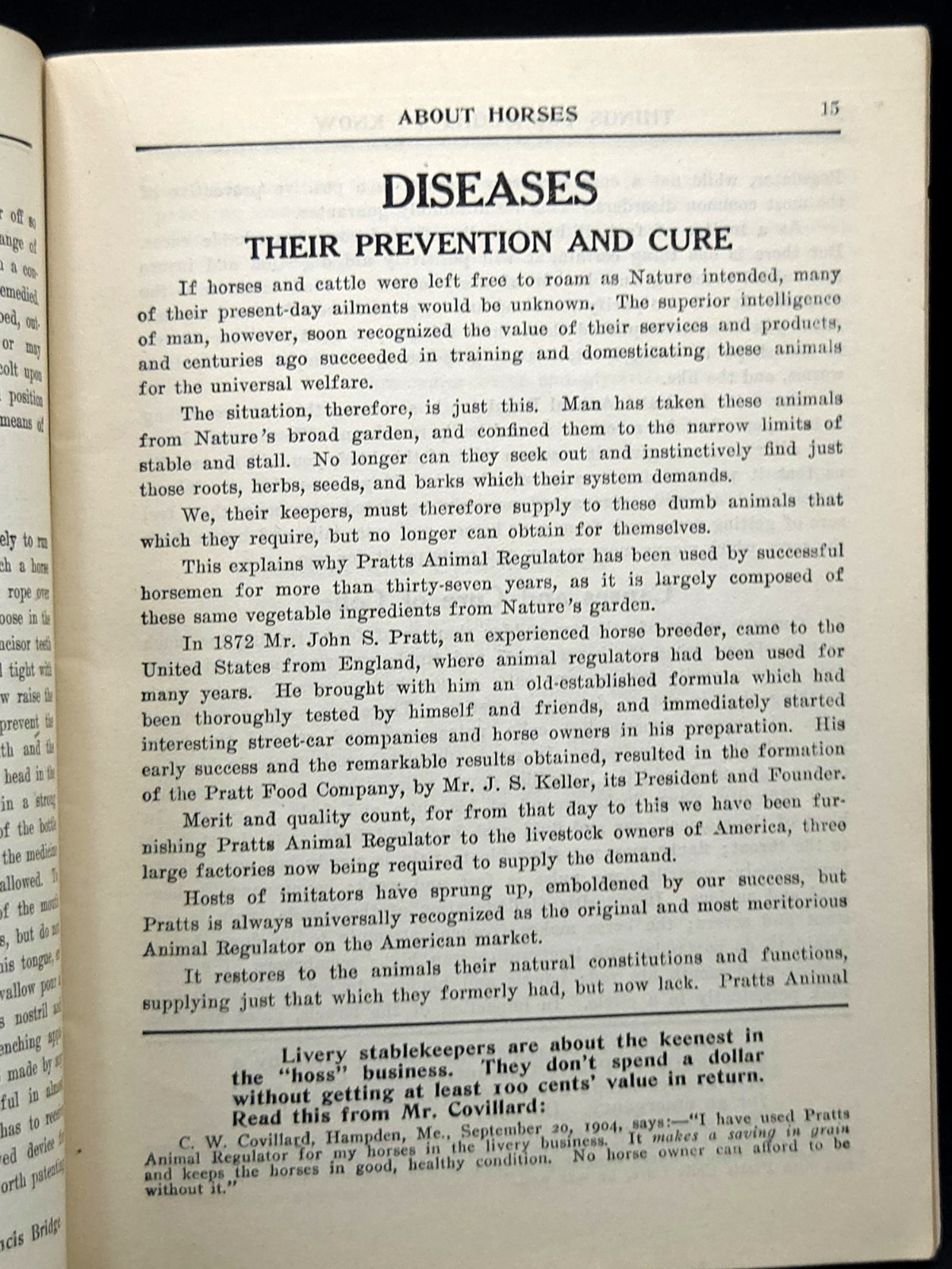Pratt&rsquo;s Agricultural Farm Animal Feed Book on Raising Horses Cows & Hogs c.1911