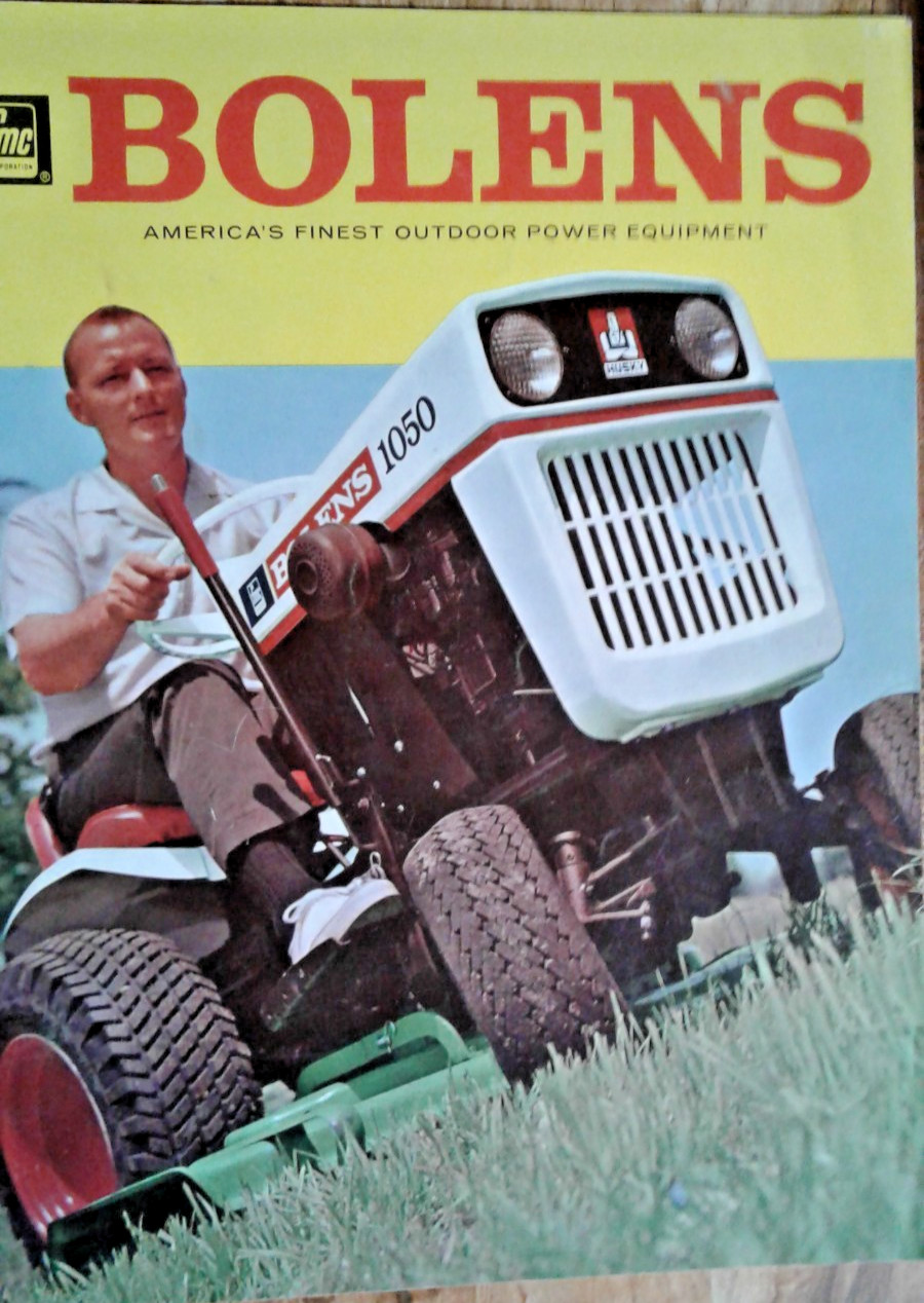 1965 Bolens Husky Tractors Lawn and Garden Brochure Catalogue 24 Pages