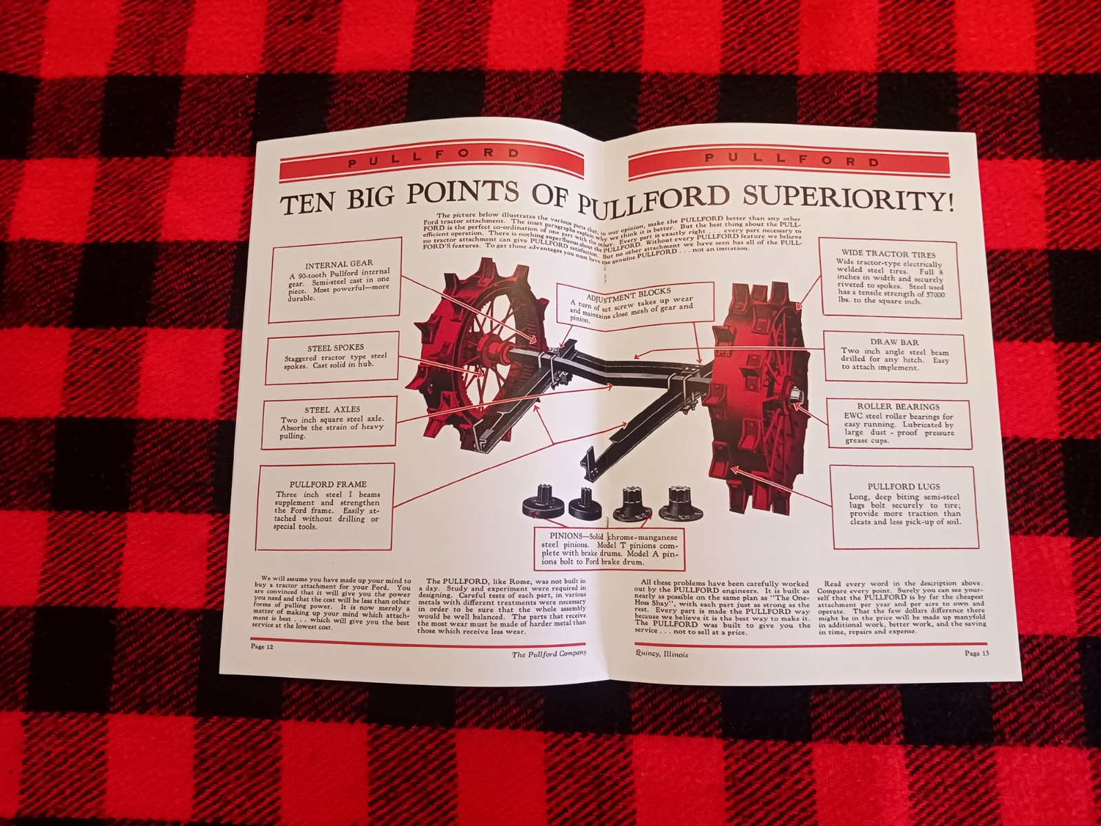 1930s Pullford Brochure Tractor Model T A Conversion *REMASTERED PRINT* Catalog