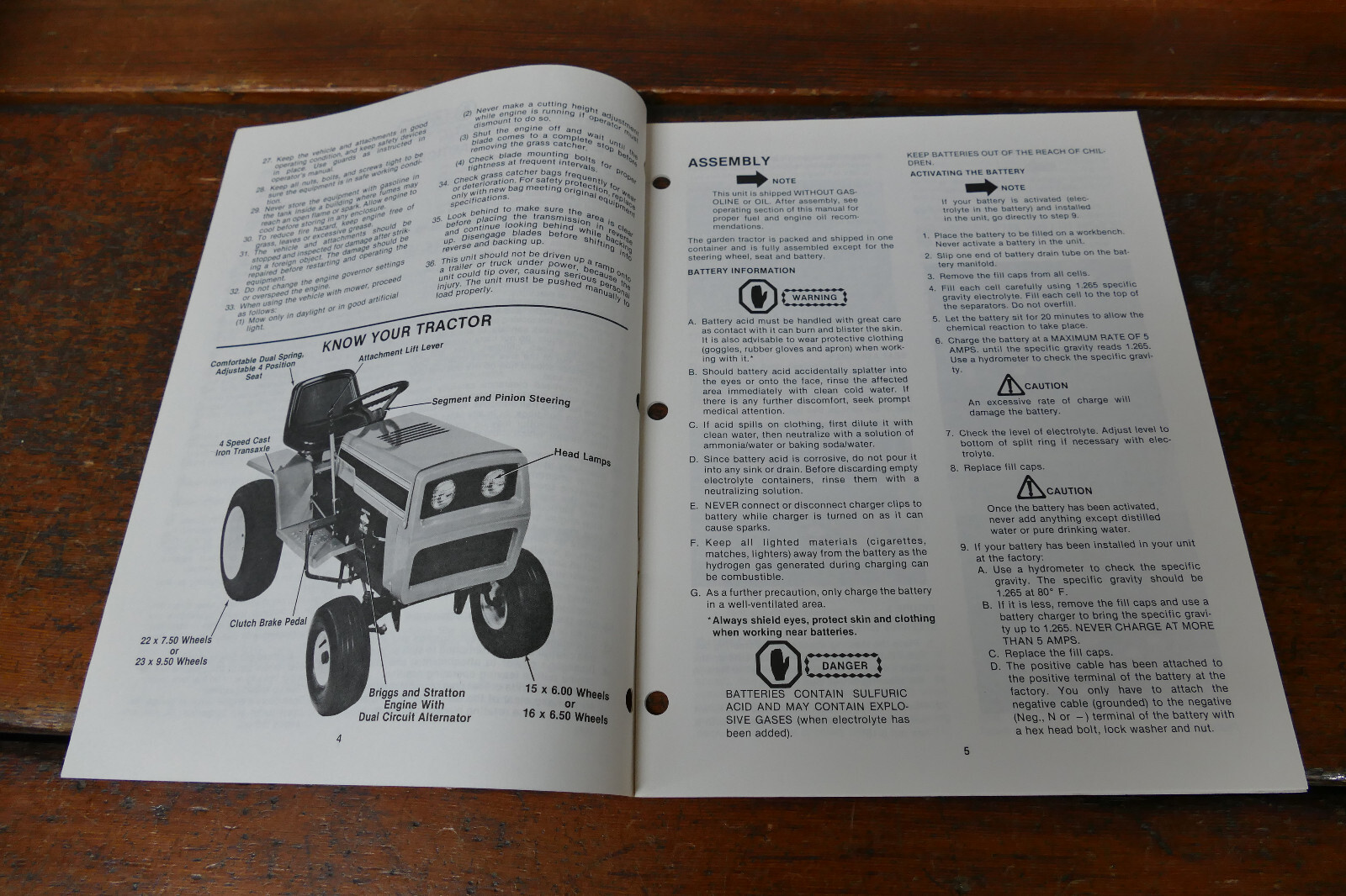 1983 Coast to Coast Owner&rsquo;s Manual 11/16/18 HP Garden Tractors 143-814A 143-836A