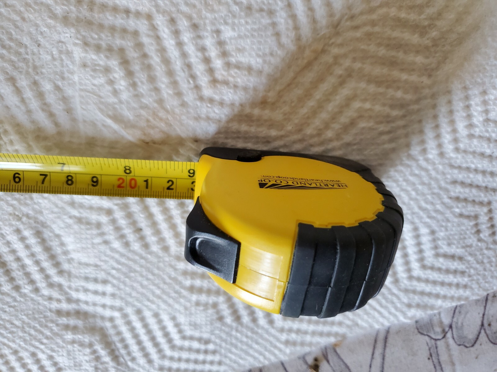 tape measure heartland co-op 16 foot iowa garin elevator plastic body