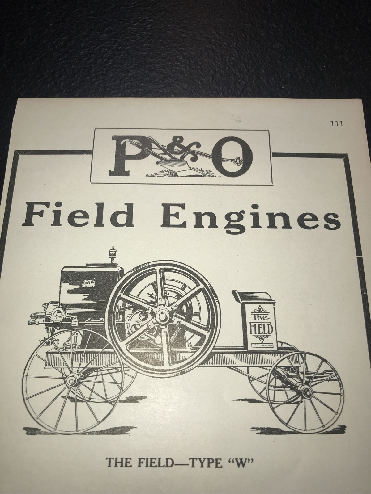 1916 Parlin & Orendorff P&O Field Engine Farm Advertising – Kansas City Missouri