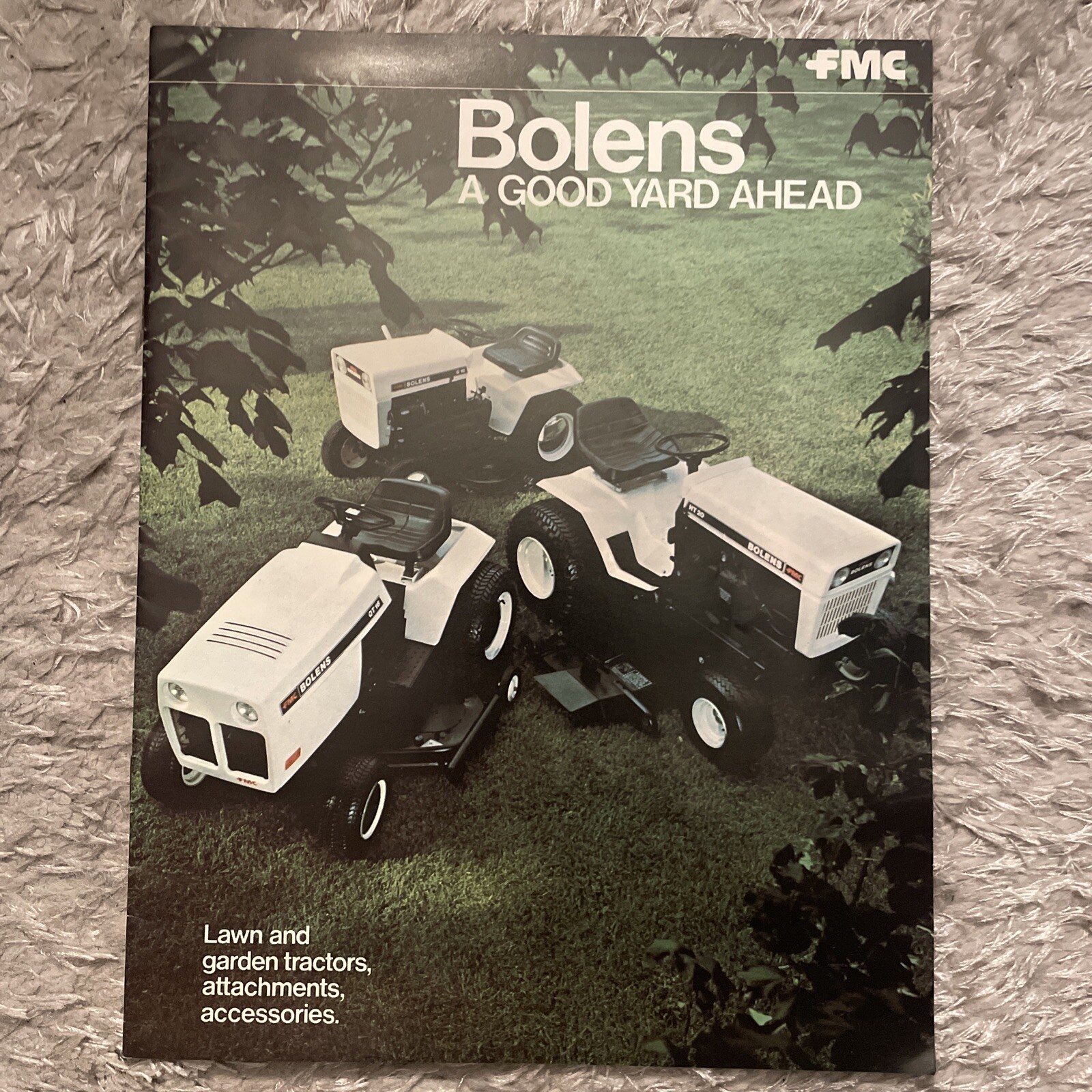 BOLENS LAWN GARDEN TRACTOR HT 20 QT QS 16 H 14 G 10 8 sales brochure