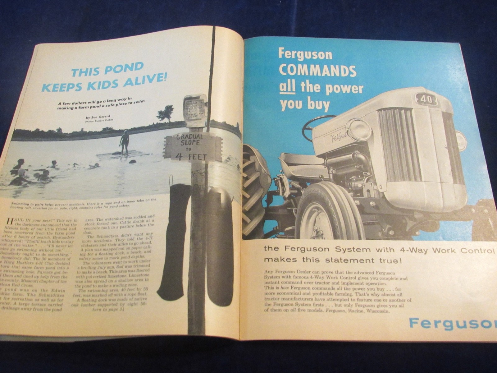Vintage July 1956 Capper&rsquo;s Farmer Magazine Machinery & Equipment C584