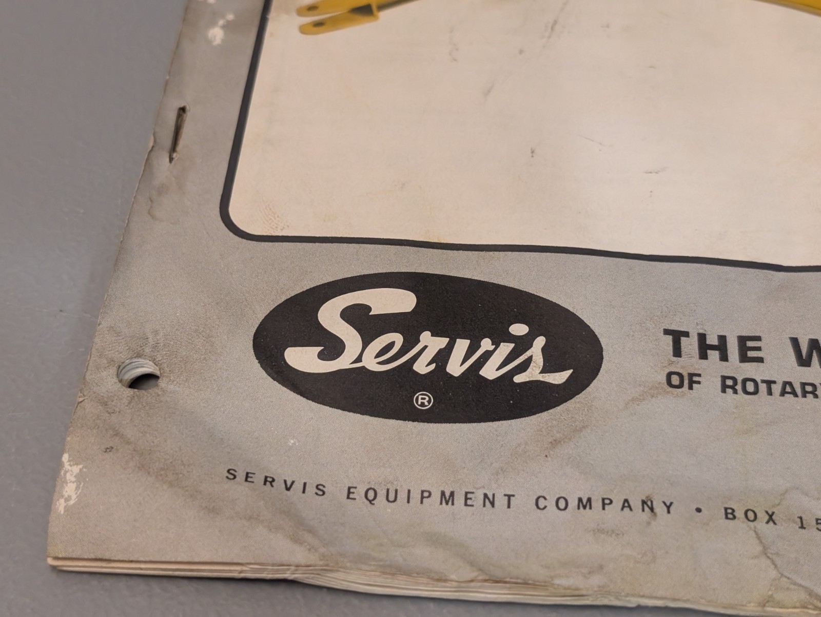 Servis E 60 Owner&rsquo;s Manual – 1960s Rotary Cutter Agriculture Farming Maintenance