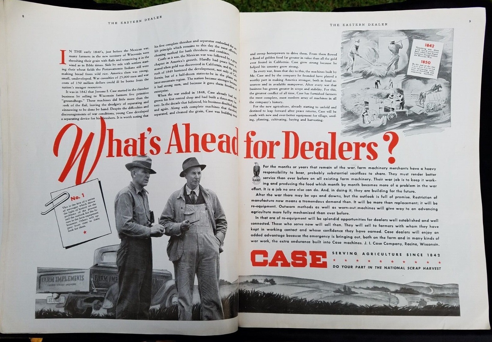 October 1942 Eastern Dealer Farm Implements Vehicle Merchants Wartime Rationing