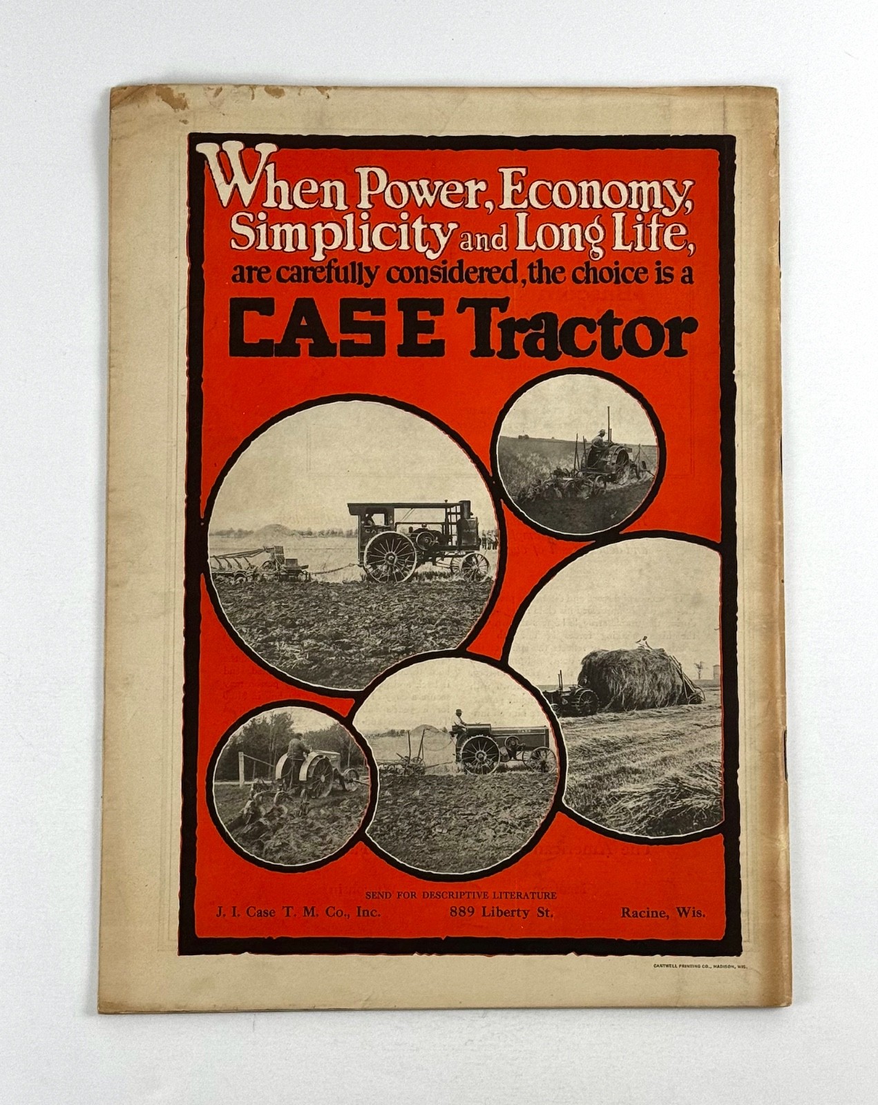 The American Thresherman & Farm Power MAGAZINE February 1918 MADISON, WIS.