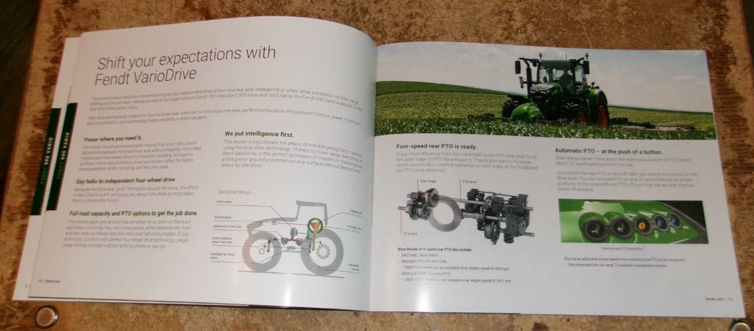 2024 fendt 600 vario tractors brochure new