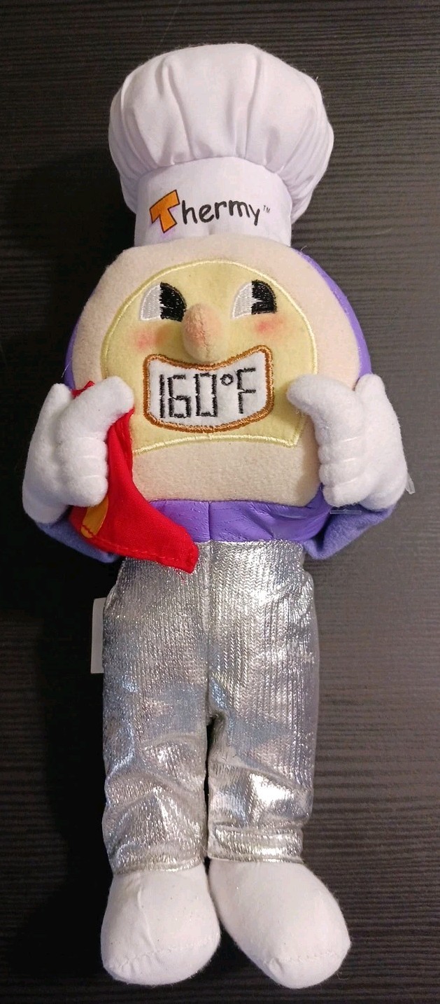 Thermy Thermometer Plush toy 10&Prime; tall U.S. Dept. of Agriculture RARE 2017