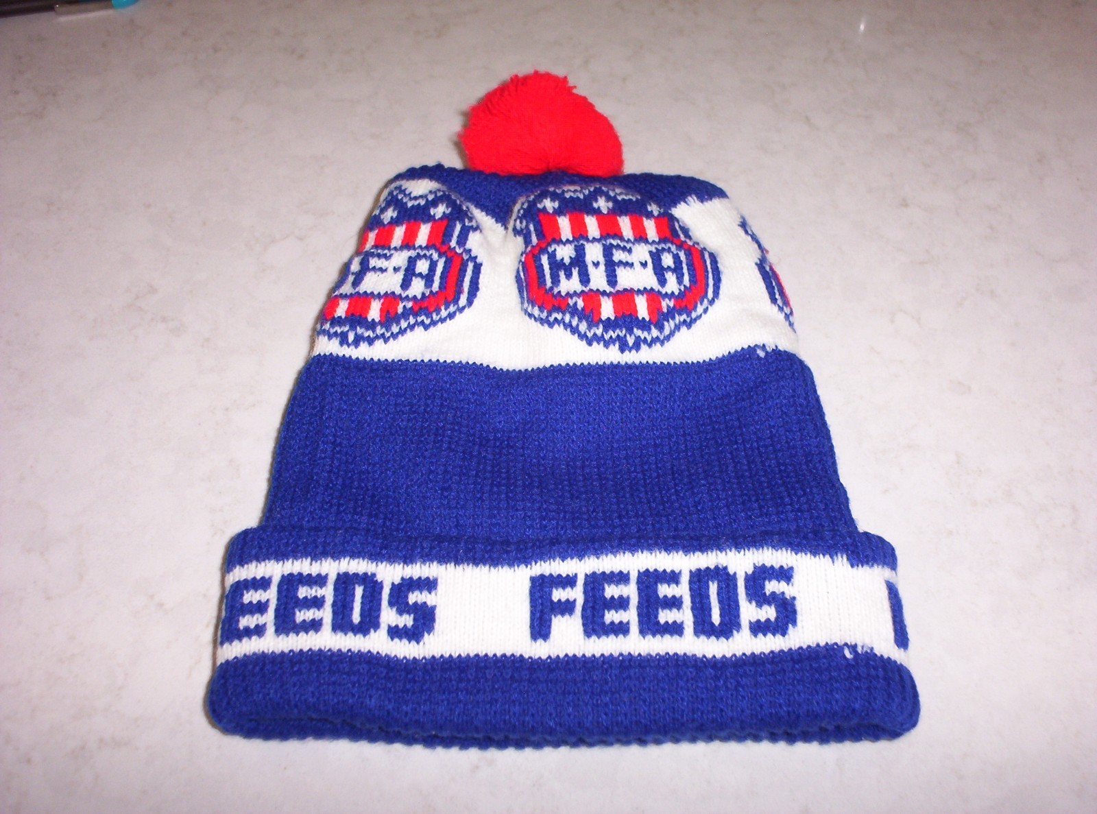 Vintage MFA Feeds Beanie Stocking Cap Missouri Farmers Association Feed / Seed