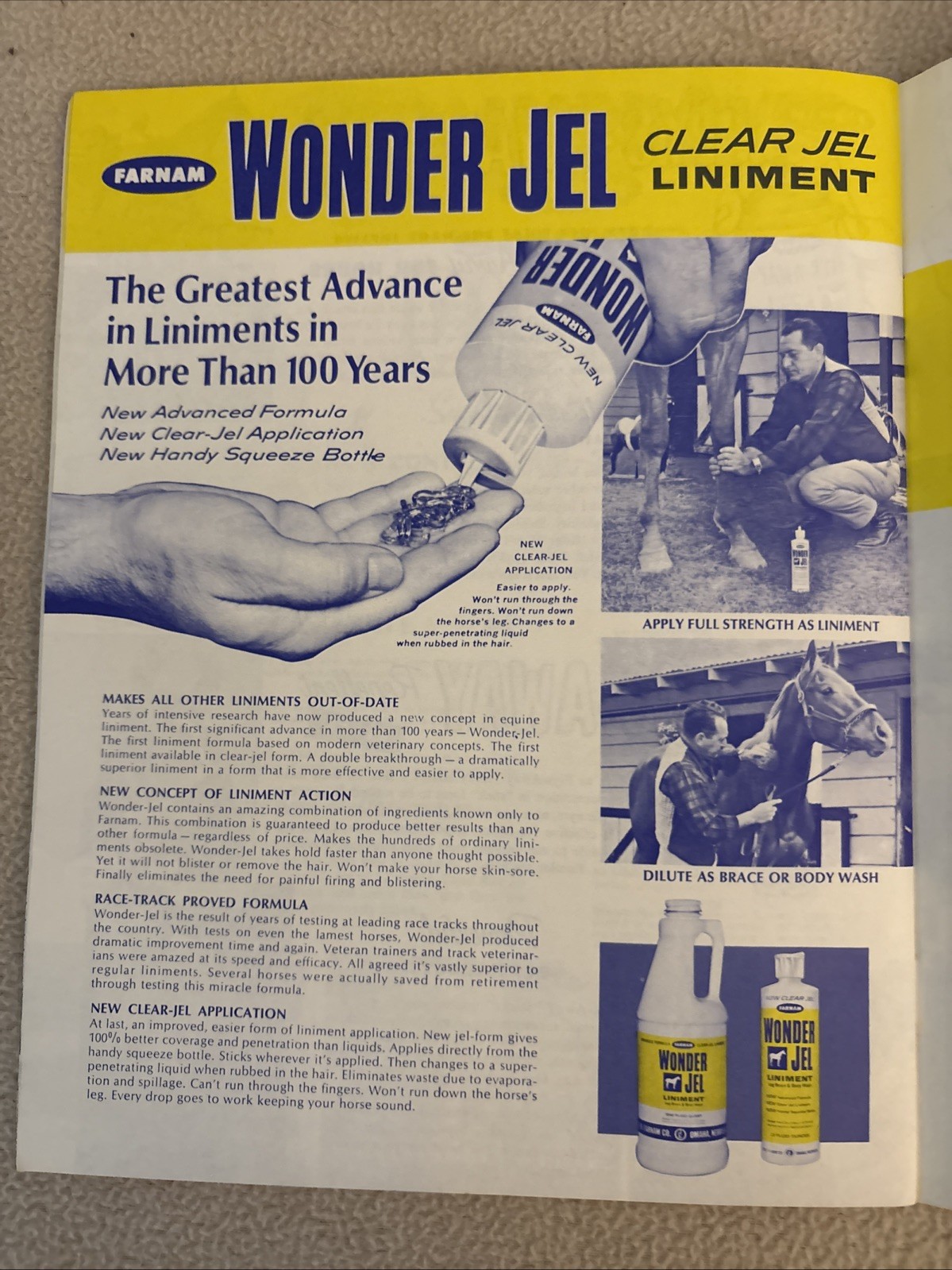 Vintage 1967 FARNAM Livestock Products Catalog 68-P and Order Form