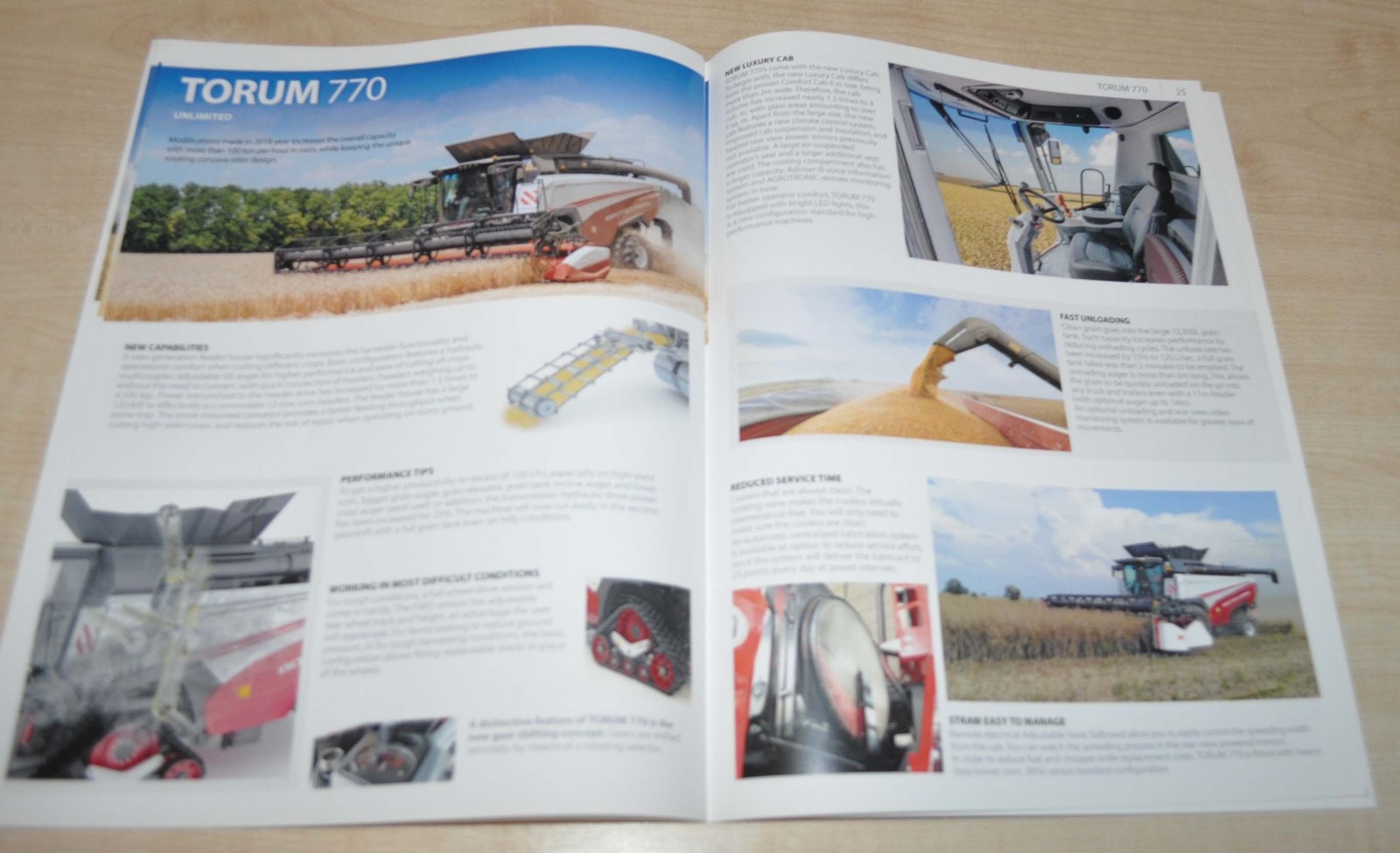 Rostselmash Grain Harvesting Equipment Brochure Prospekt ENG