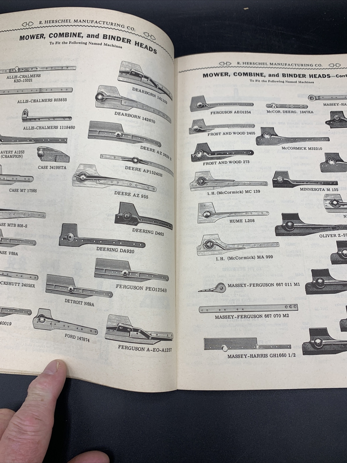 1959 Des Moines Iron Co Repair Parts Catalog Mowers/Combines/Swathers/Harvester
