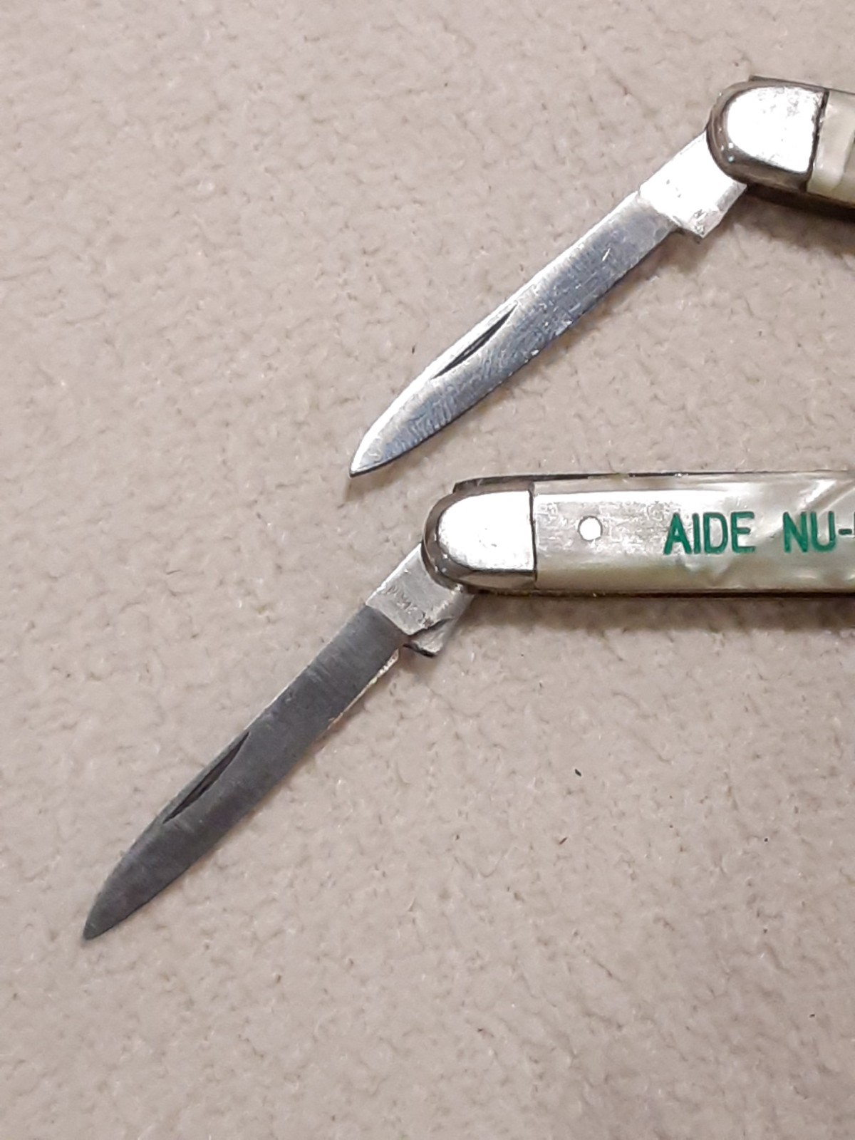 VINTAGE MURCOTT GERMANY ADVERTISING POCKET KNIFE MILLER FERTILIZER CORP BALTO MD
