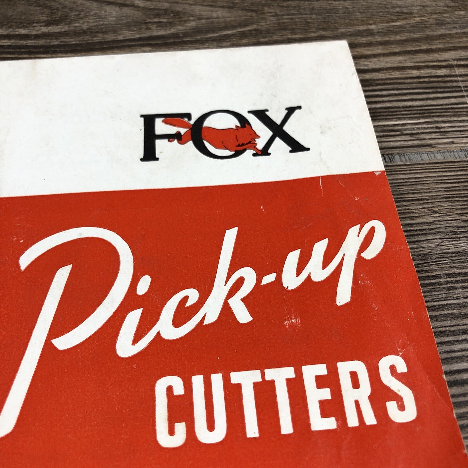 Rare Fox River Tractor Co. Pick-Up Cutters Farming Brochure Pamphlet Appleton WI
