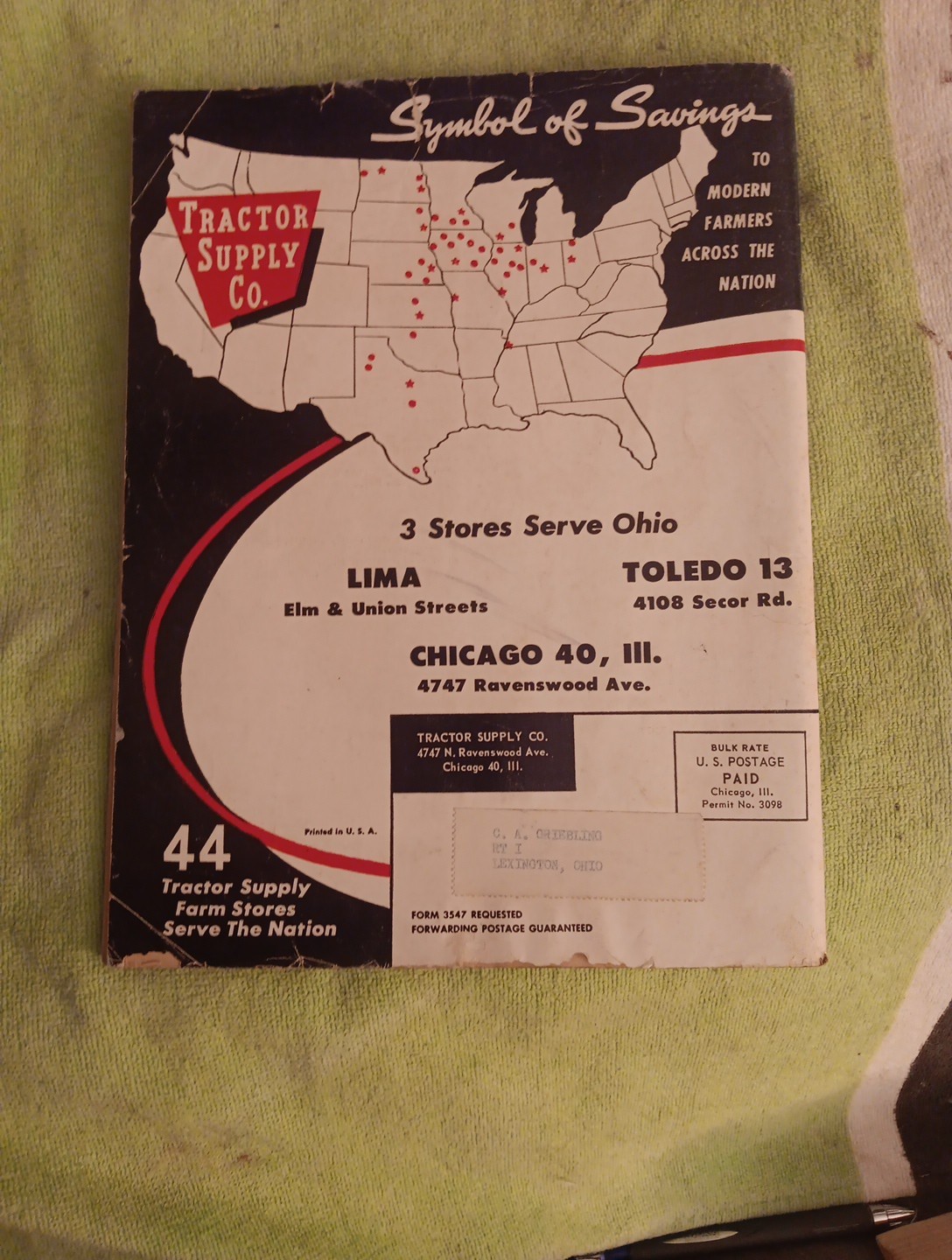 1960 Tractor SUPPLY COMPANY PART GUIDE Blue BOOK Agricultural Machinery Magazine