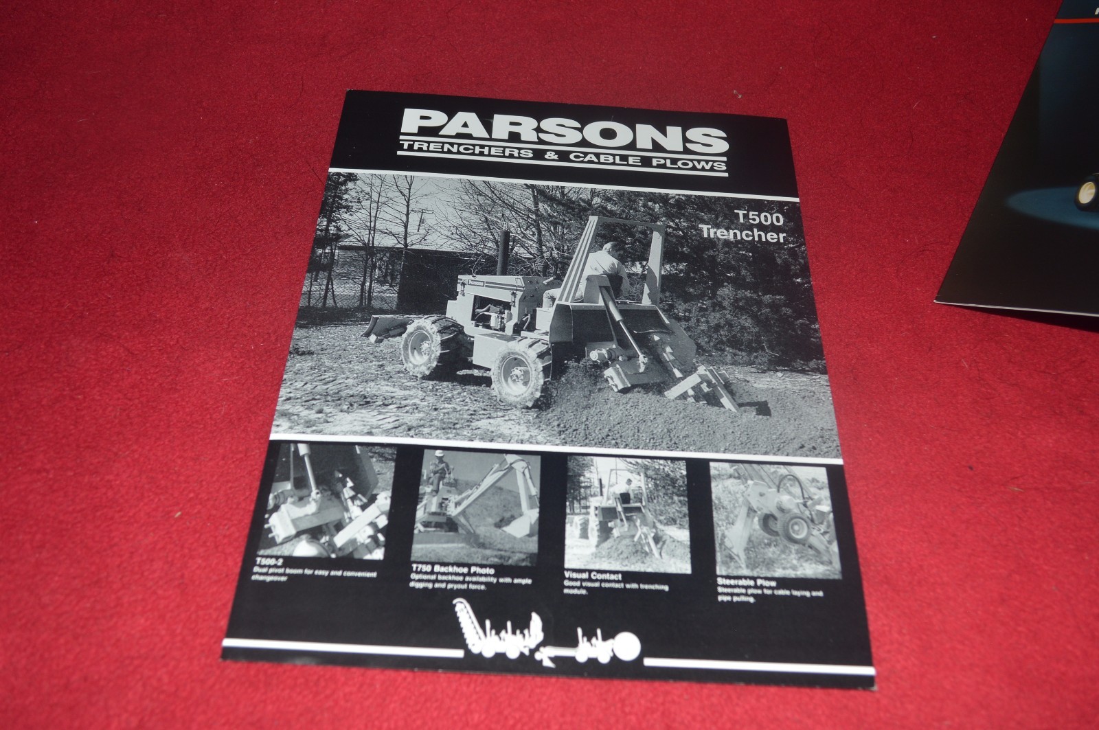 Parsons Trencher & Cable Plows Dealer&rsquo;s Brochure YABE16