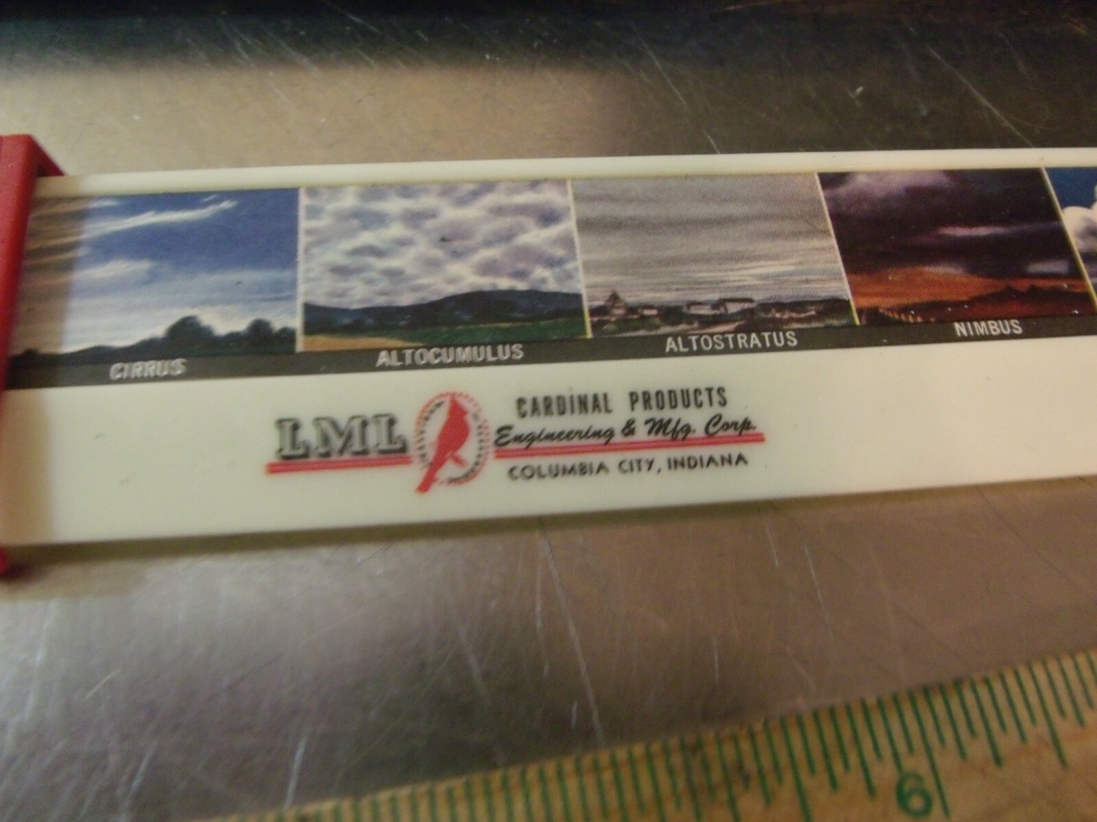 CARDINAL PRODUCTS LML FARM MACHINERY SALES weather ruler VTGRARE