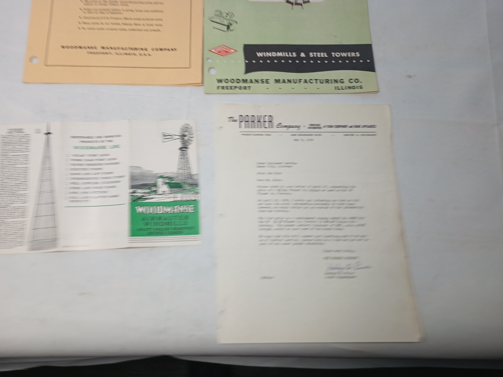 Lot Of Vintage Original Advertising Brochures Agriculture Woodmanse G94 4