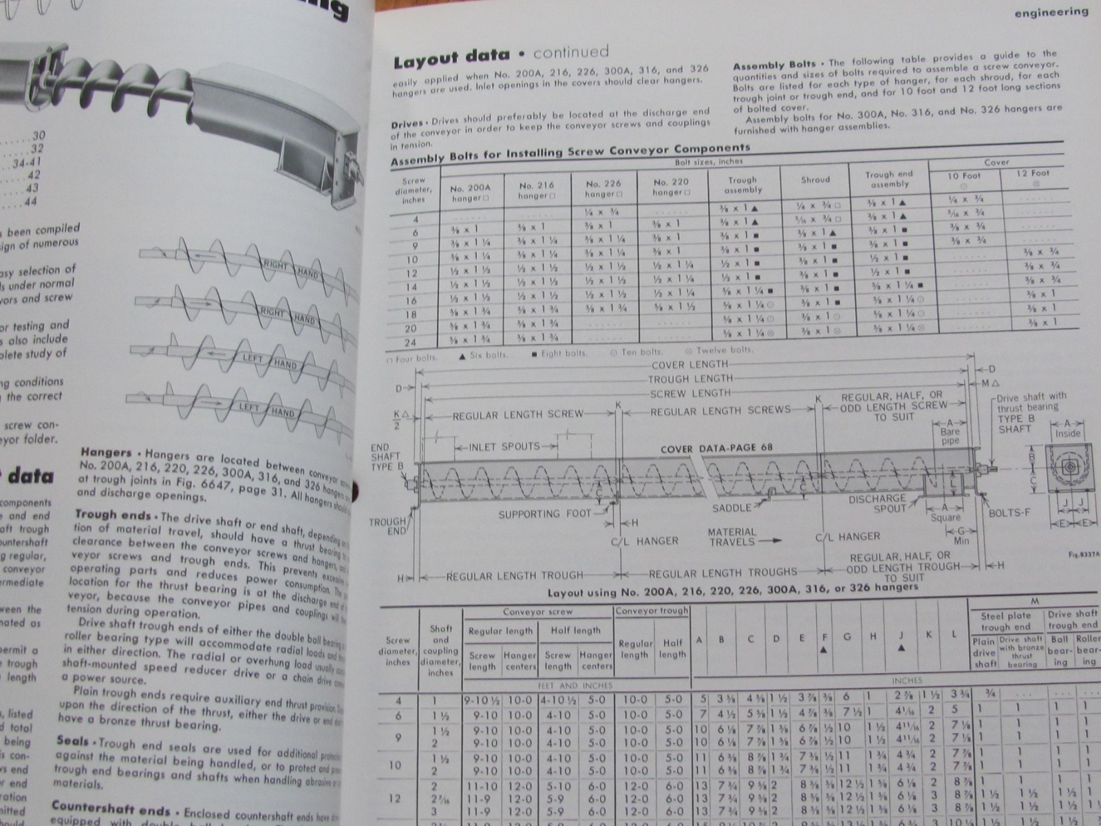 1969 CATALOG LINK BELT SCREW CONVEYORS AND FEEDERS DEALER DECATUR IL