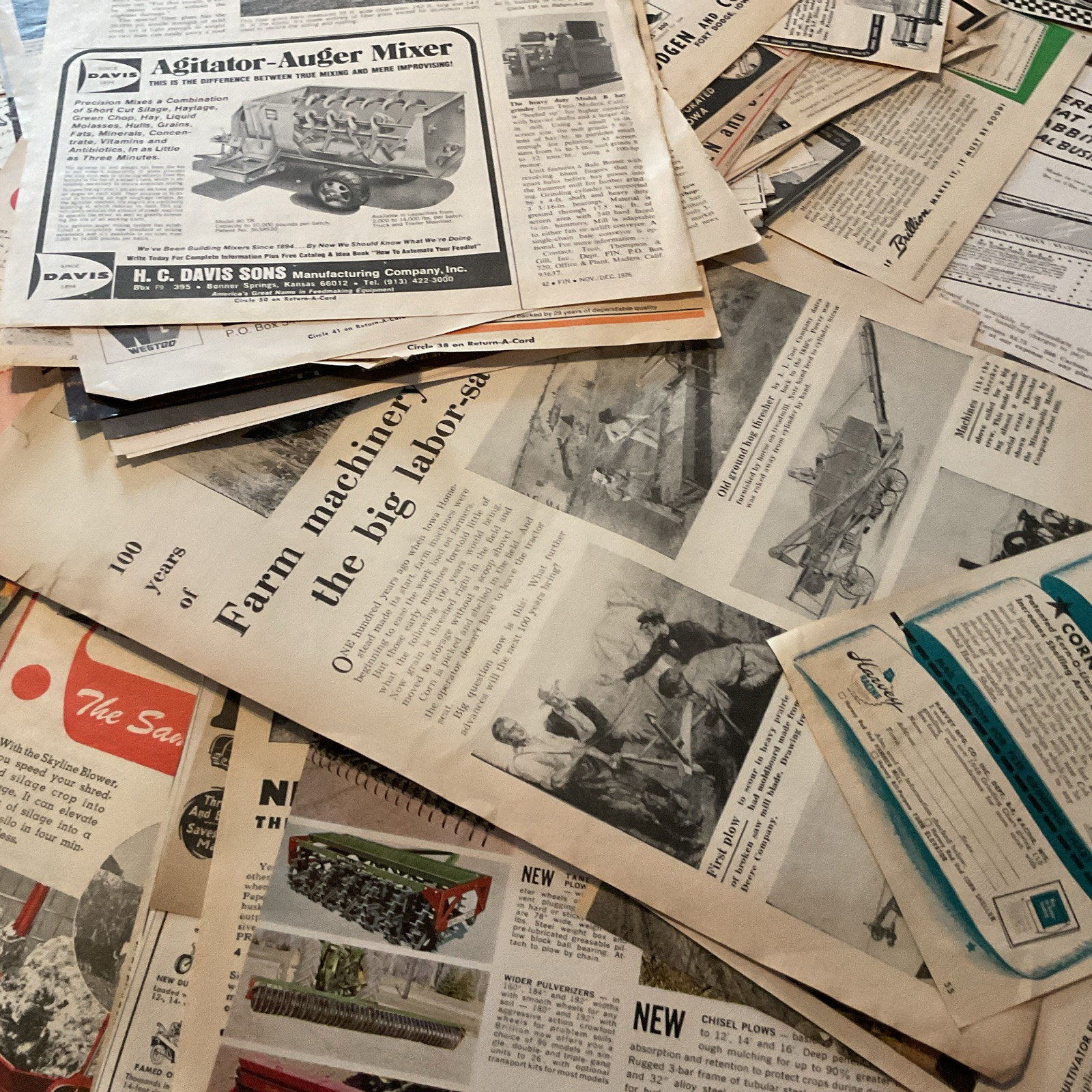 150+ Farming Agricultural Farm Related Print Ads 1920-70’s Vintage