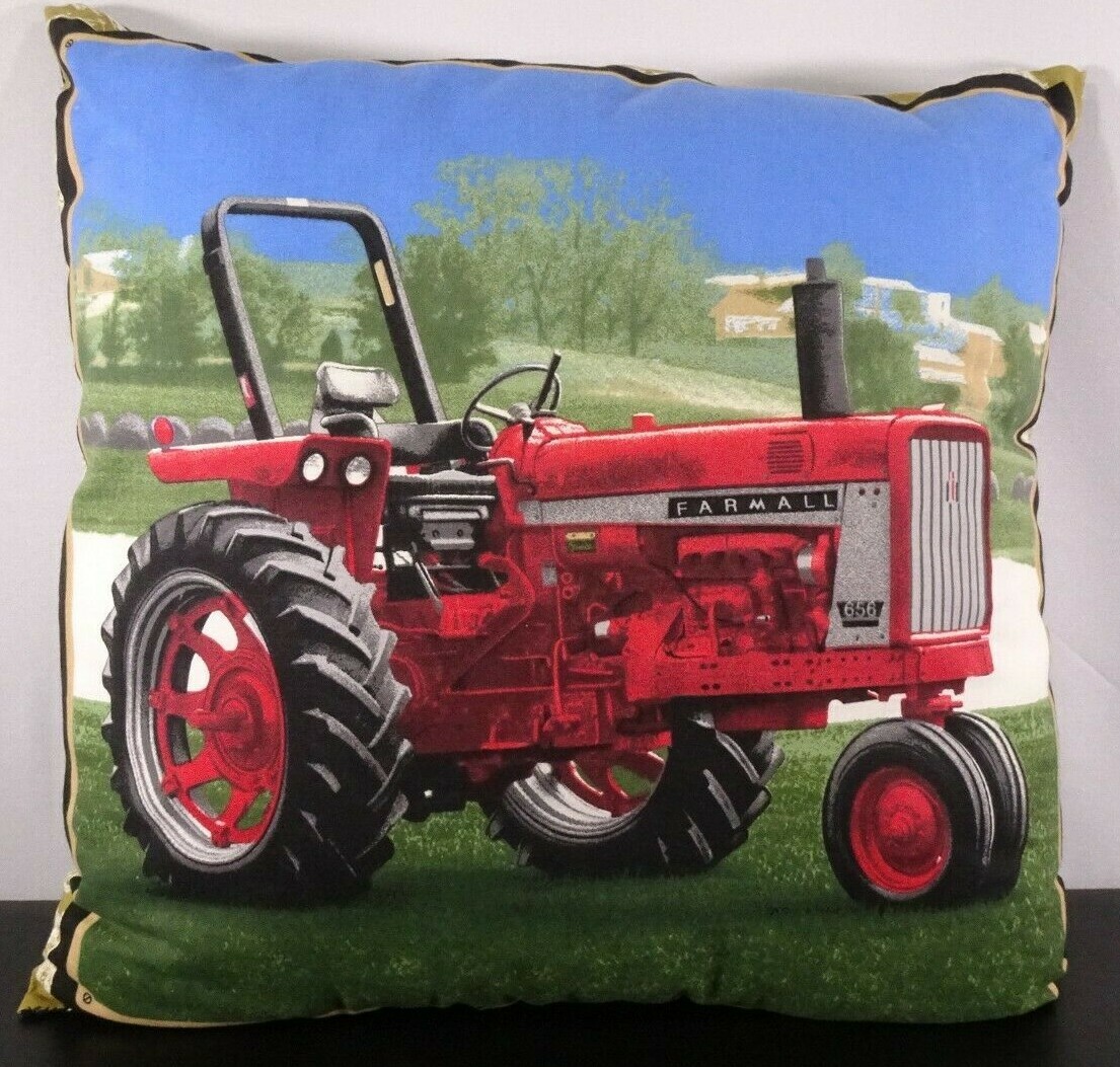 New Handmade Pillow w/ Farmall International Tractors Assorted Designs & Sizes