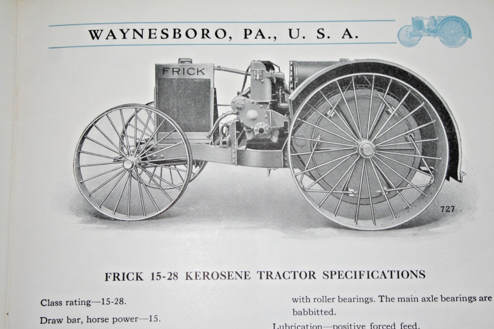 FRICK CO. WAYNESBORO, PA