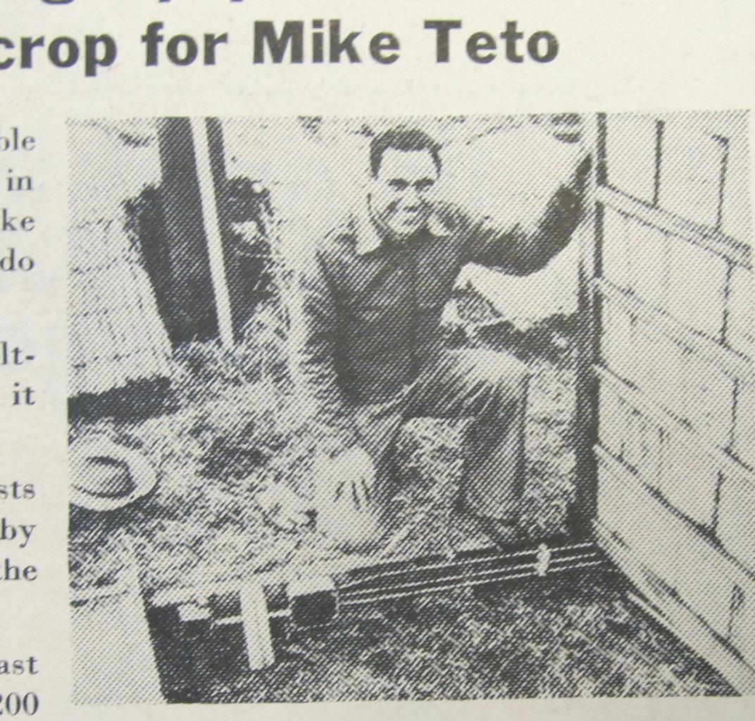 8×11 1948 G E News Photo Ad Endorsed by Mike Teto of Denver Colorado