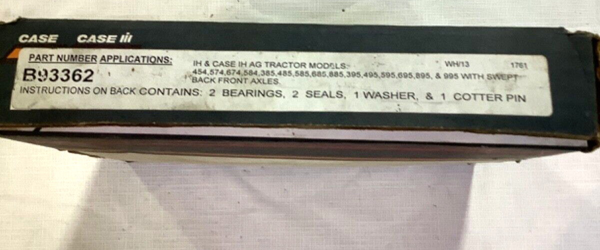 Case IH Wheel bearing kit B93362