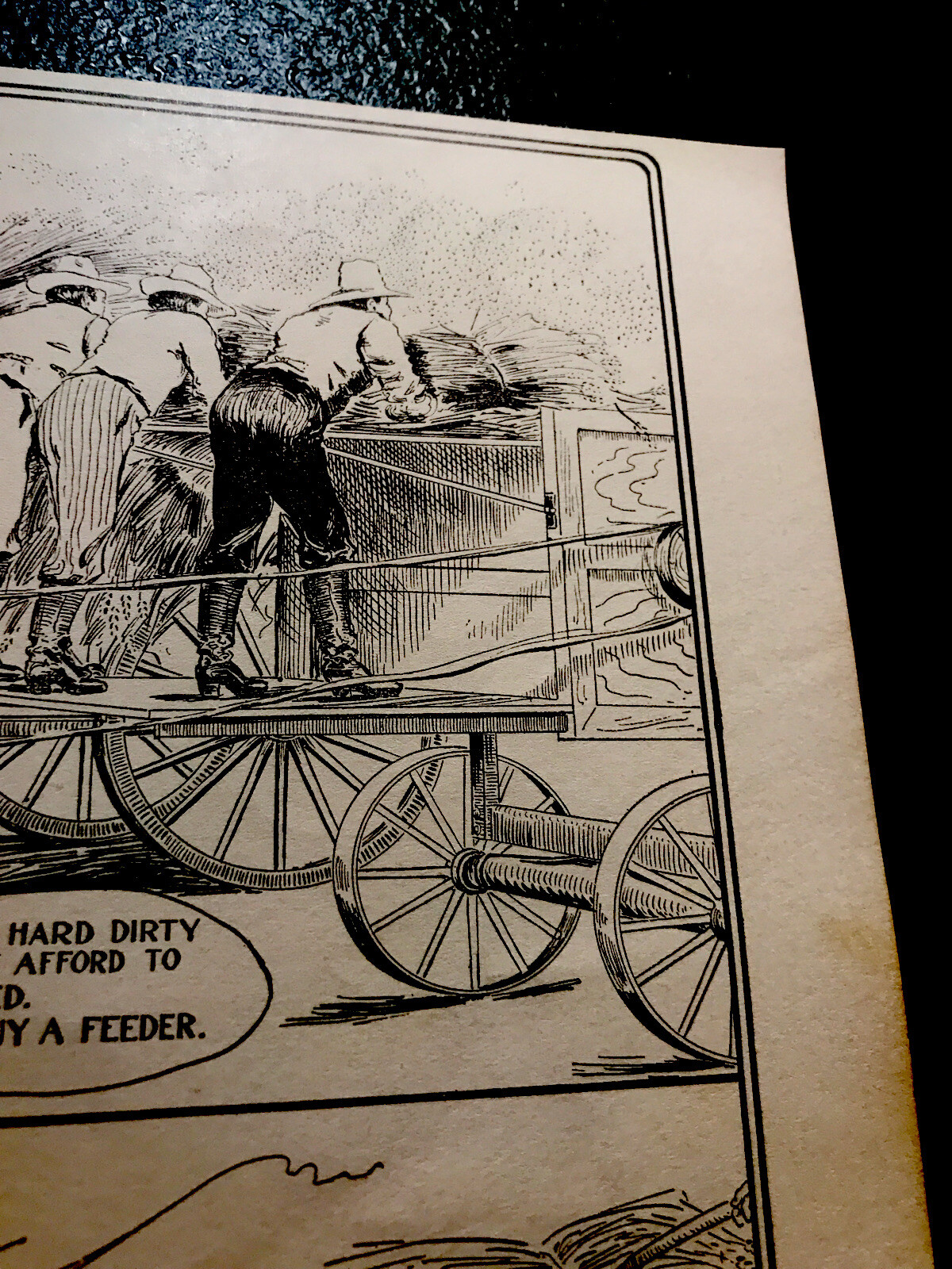 1904 Parsons Hawkeye Feeder Farm Engraving Advertising – Newton – Iowa – 8 X 10