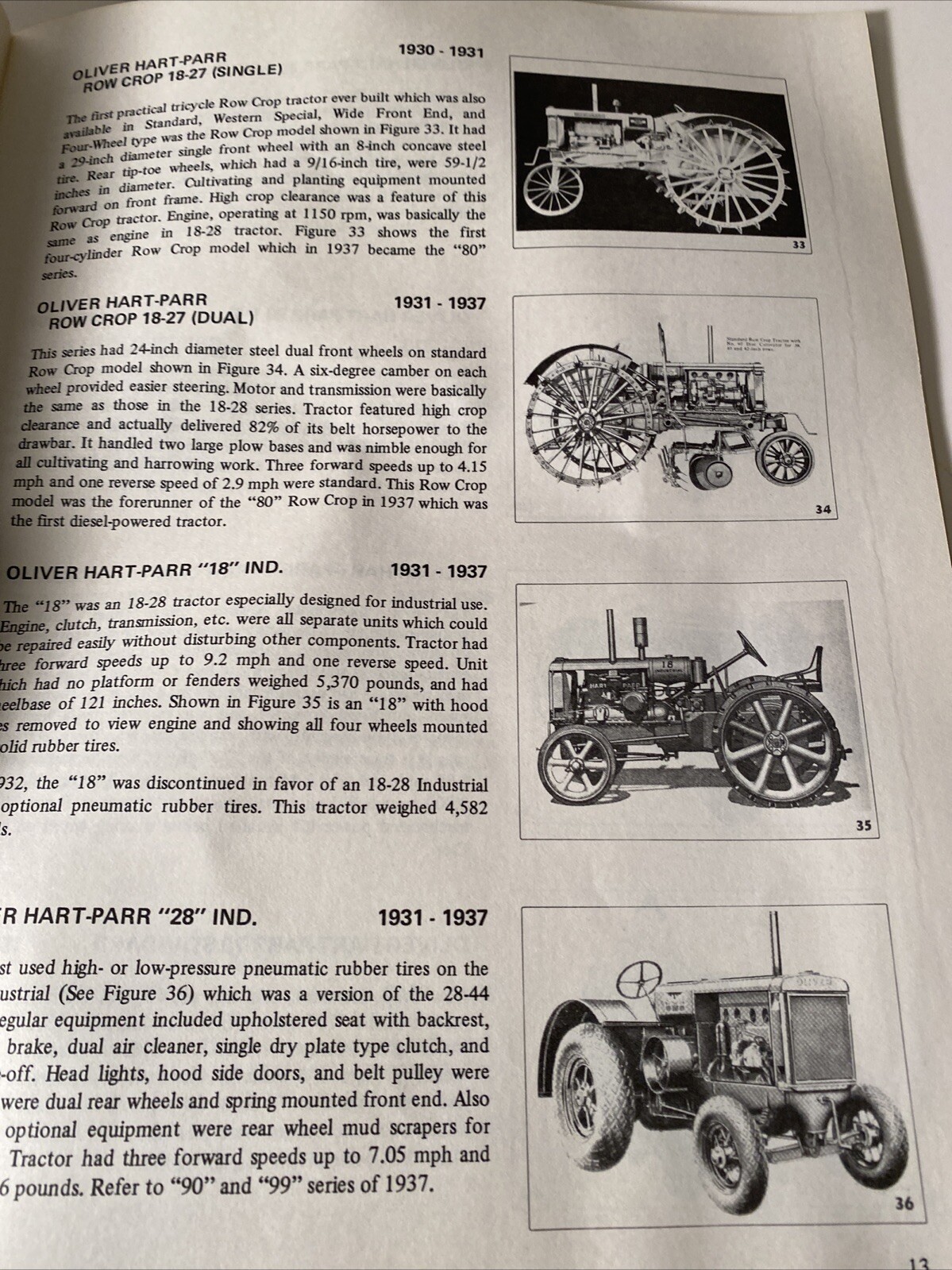 White Farm Equipment Field Boss Tractor brochure 1975 Vintage Charles City Plant