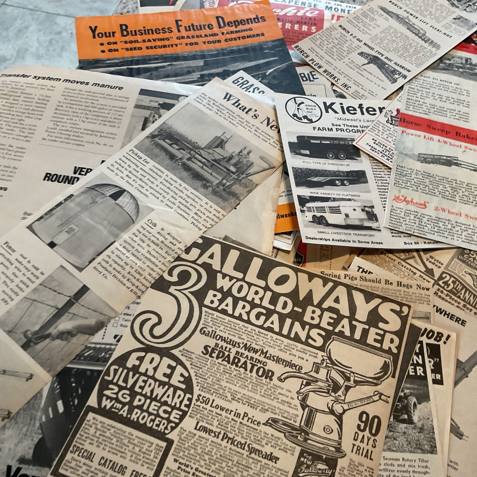 150+ Farming Agricultural Farm Related Print Ads 1920-70’s Vintage