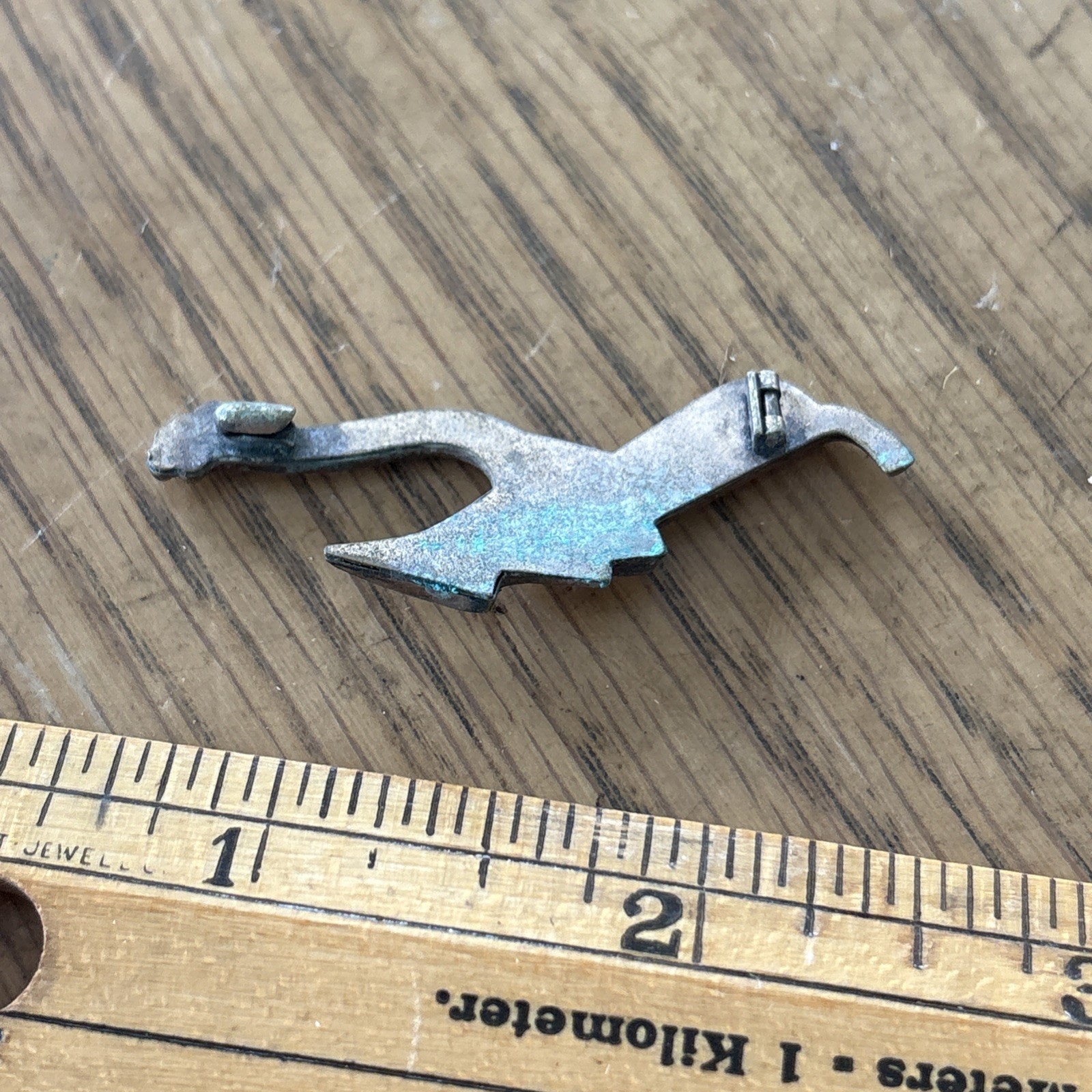 Antique advertising John Deere plow pin. Attleboro