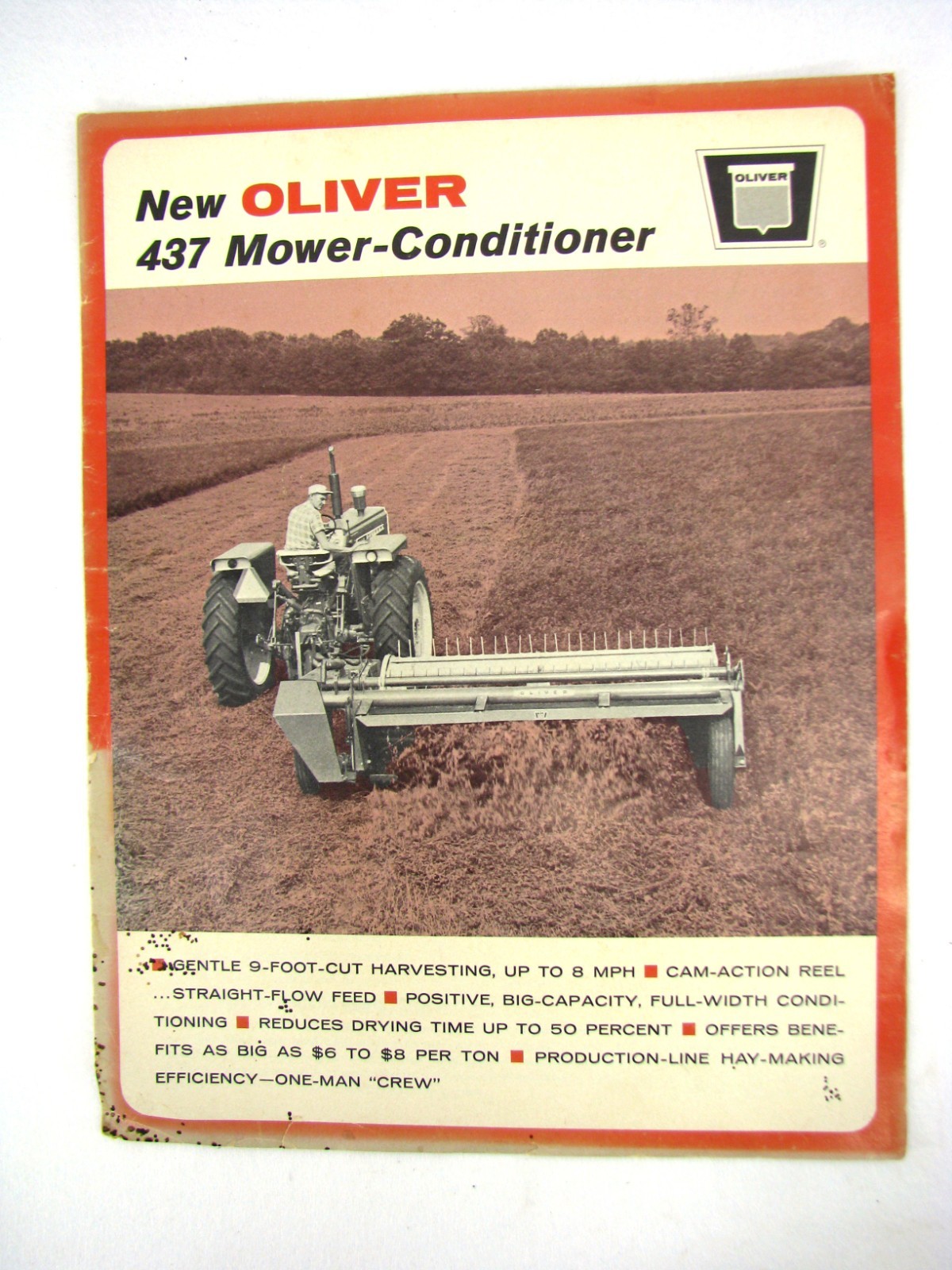 Farming Advertising Brochure Manual LOT vtg John Deere Moline Oliver New Idea ad
