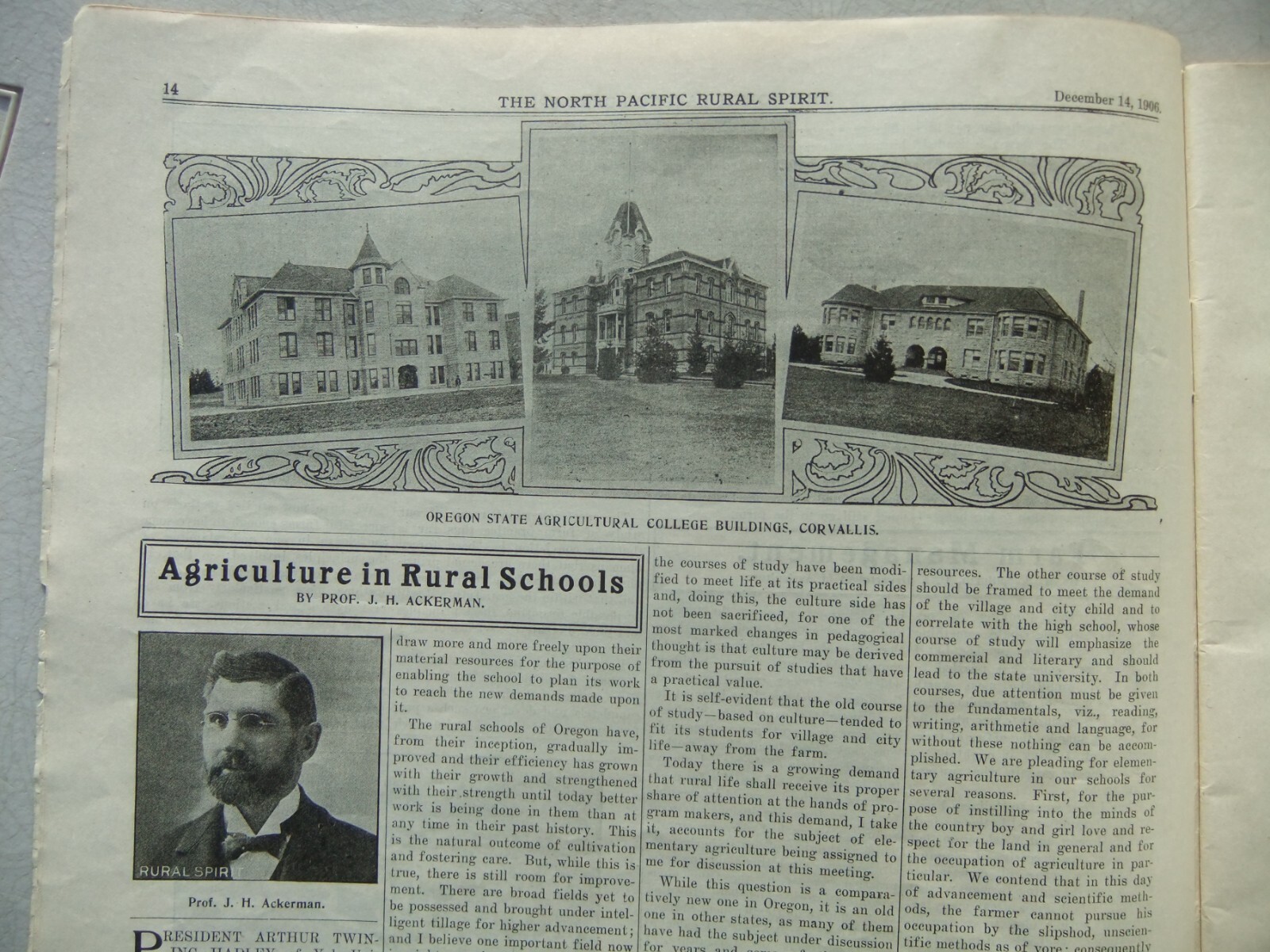 1906 The North Pacific Rural Spirit Journal Portland OR for Farmers & Stockmen