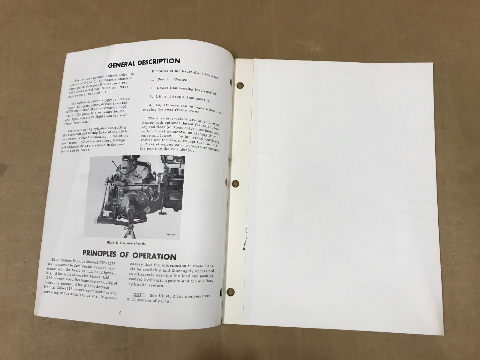 VTG Blue Ribbon Service – Load & Position Control Hitch, 706/806 Series Tractors