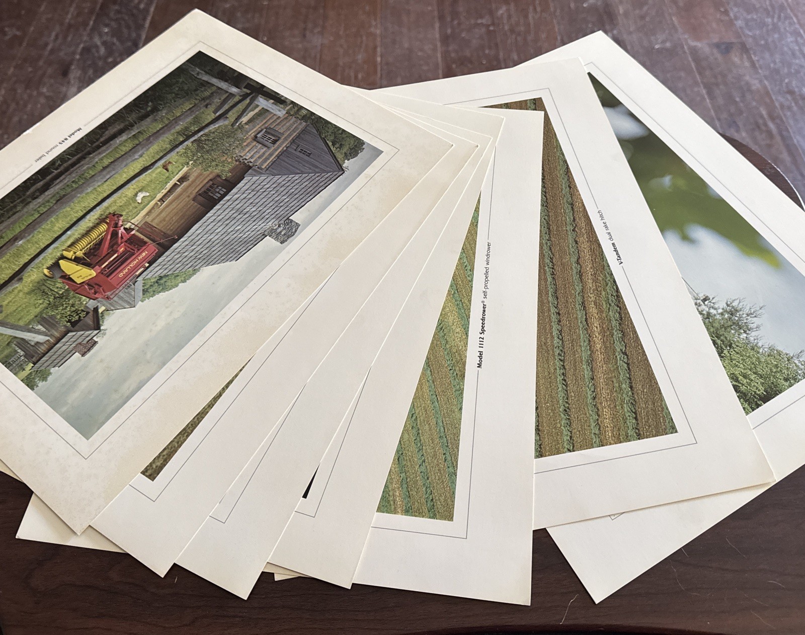 7- Vintage 1980s Farming Photo Ads Lancaster PA