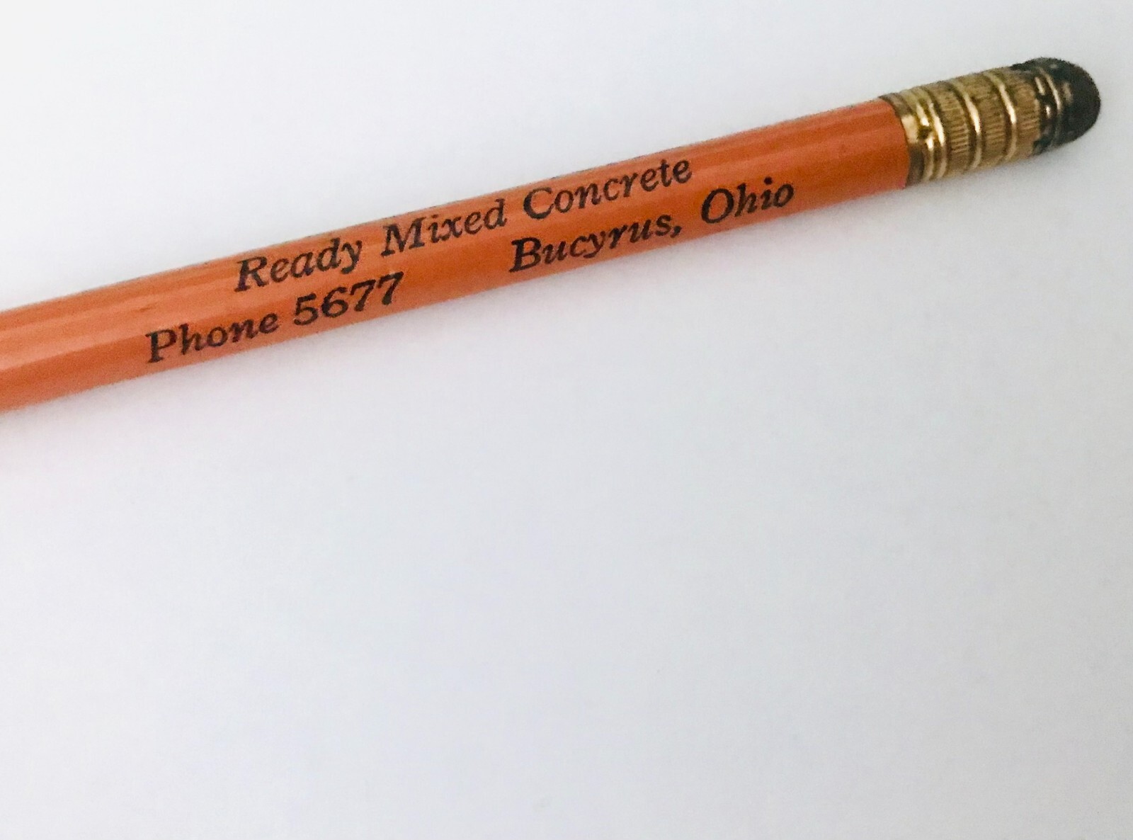 Vintage Dustman Coal & Supply Co. Bucyrus OH Ready Mixed Concrete 1930s-50s