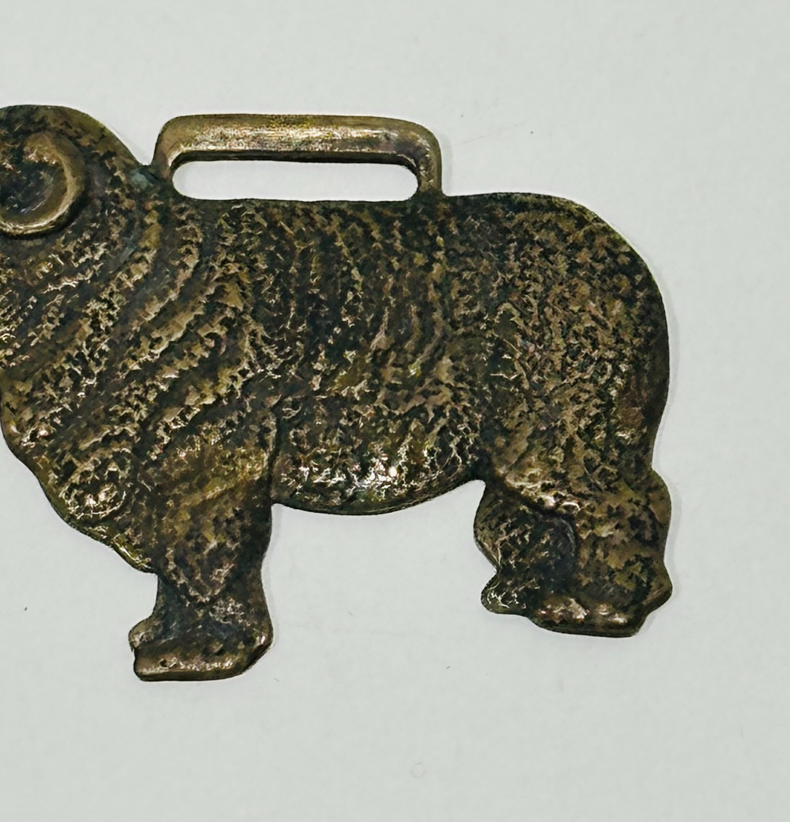 Vtg Union Stock Yards Ogden, Utah pocket watch fob sheep cattle hogs collectible