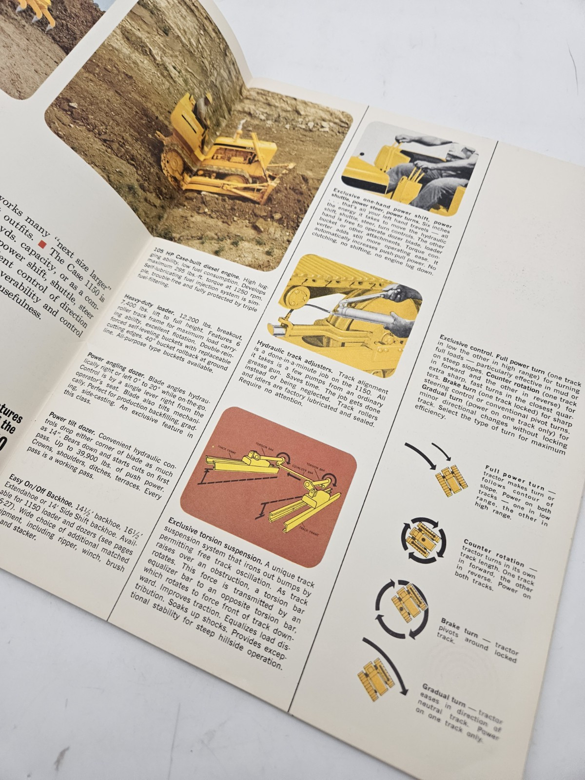Case Construction Equipment Sales Brochure Manual Dozers Loader Tractors