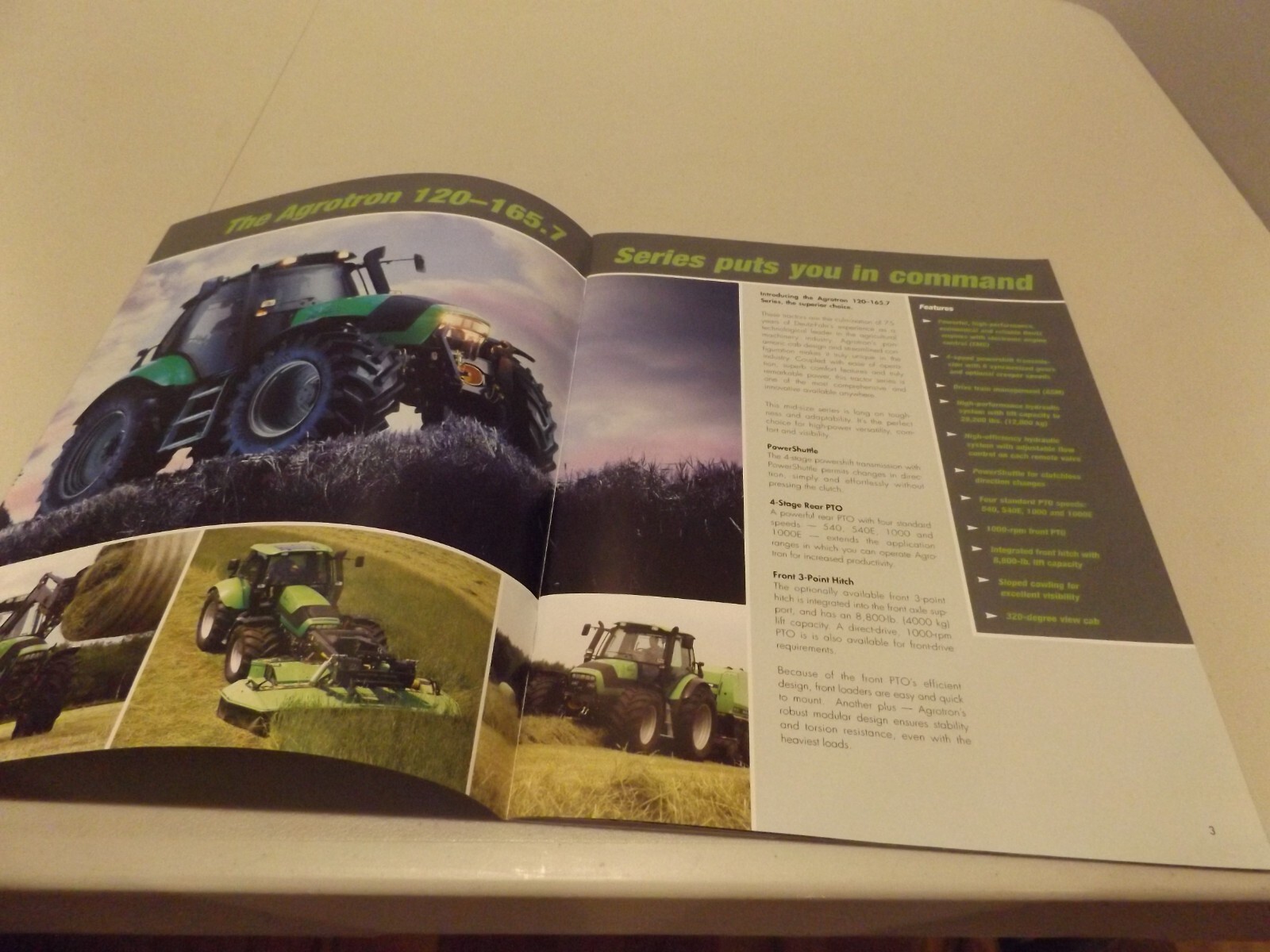 DEUTZ FAHR AGCOTRON 120-165.7, LIT # AGCOTRON120-165.7 BR02 (10-05)