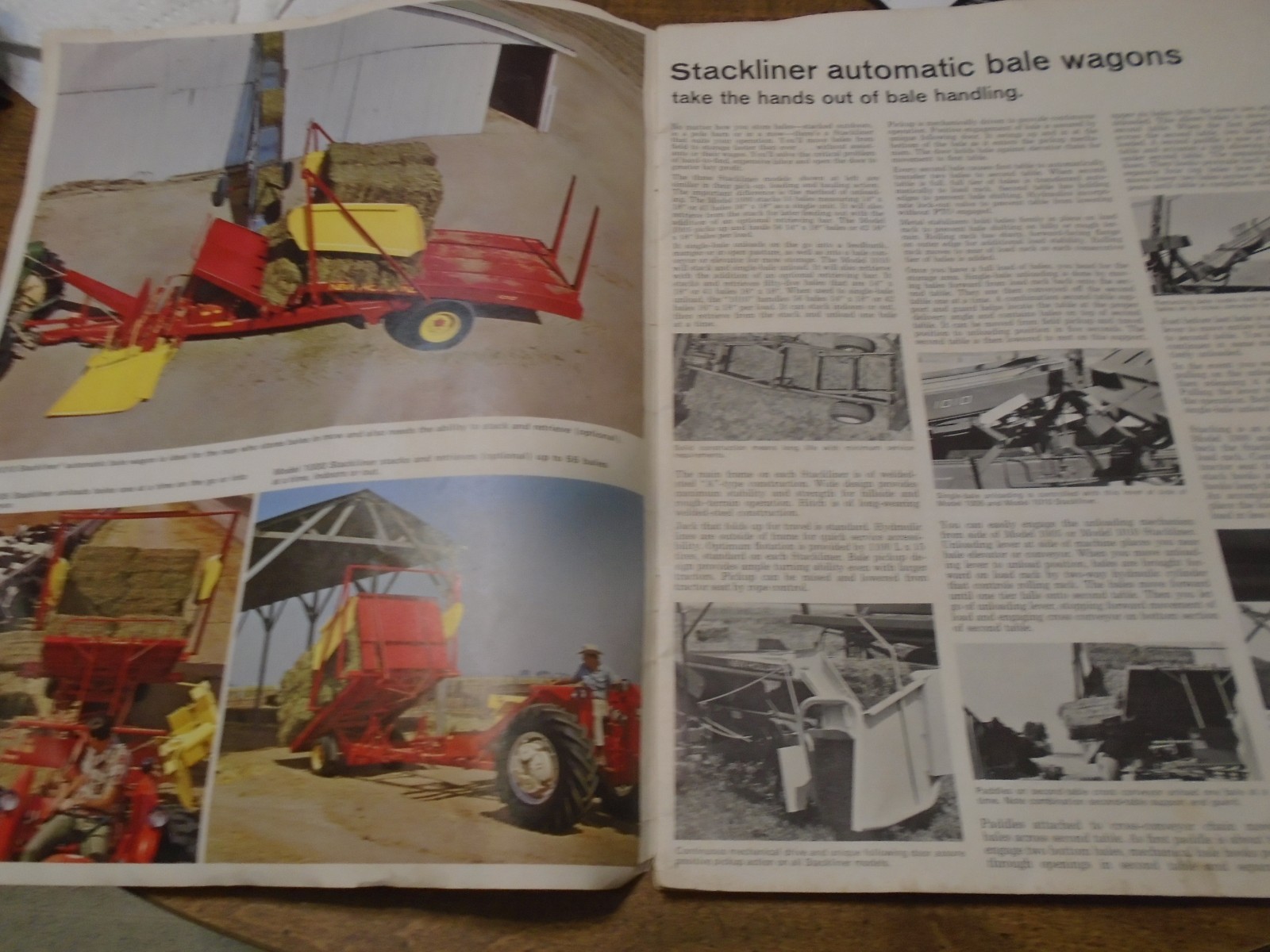 Vintage 1968 Sperry Rand New Holland Farmers Choice Baler Sales Brochure Mowers